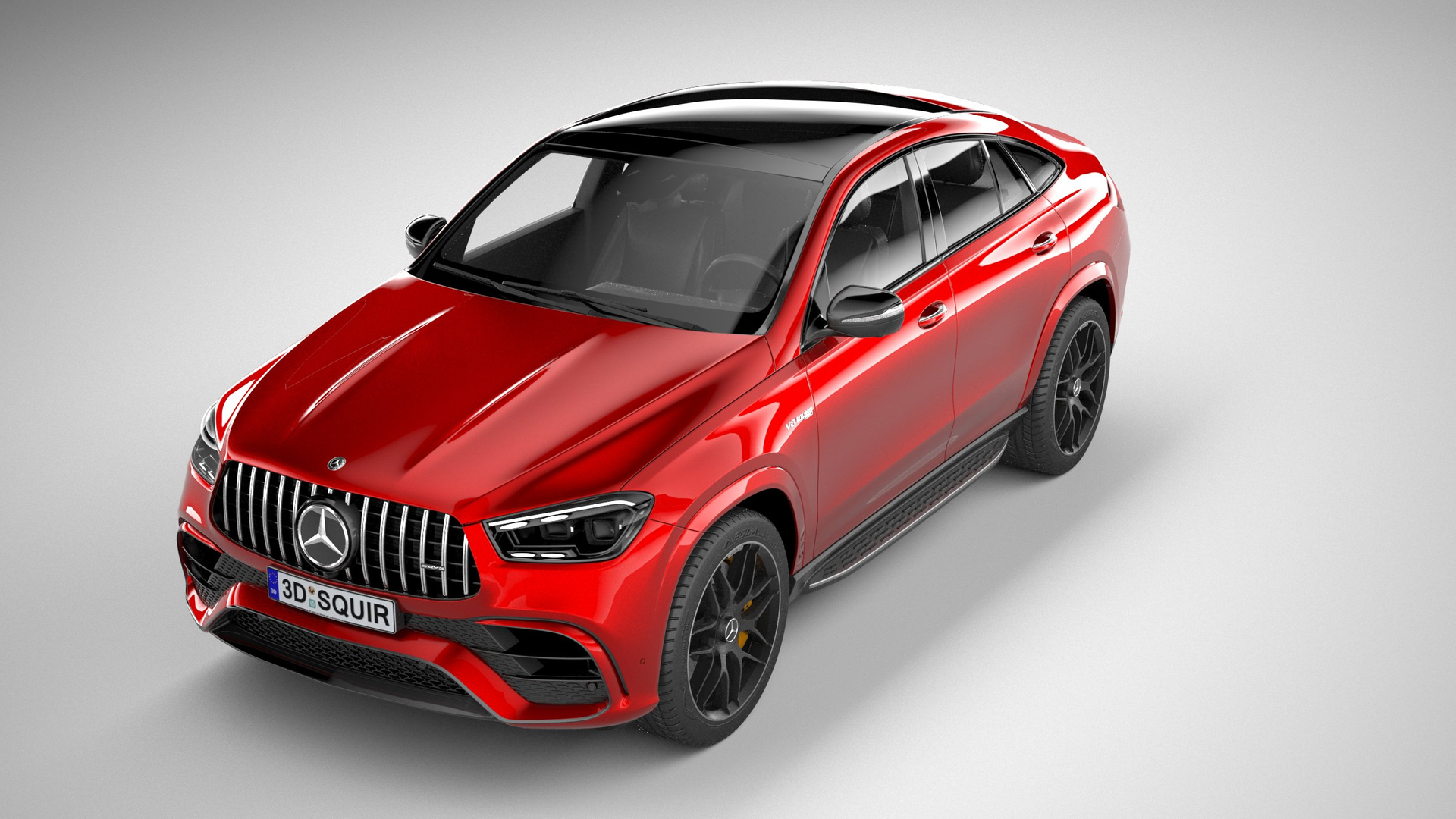 3D Mercedes Benz GLE 63 AMG Coupe 2024