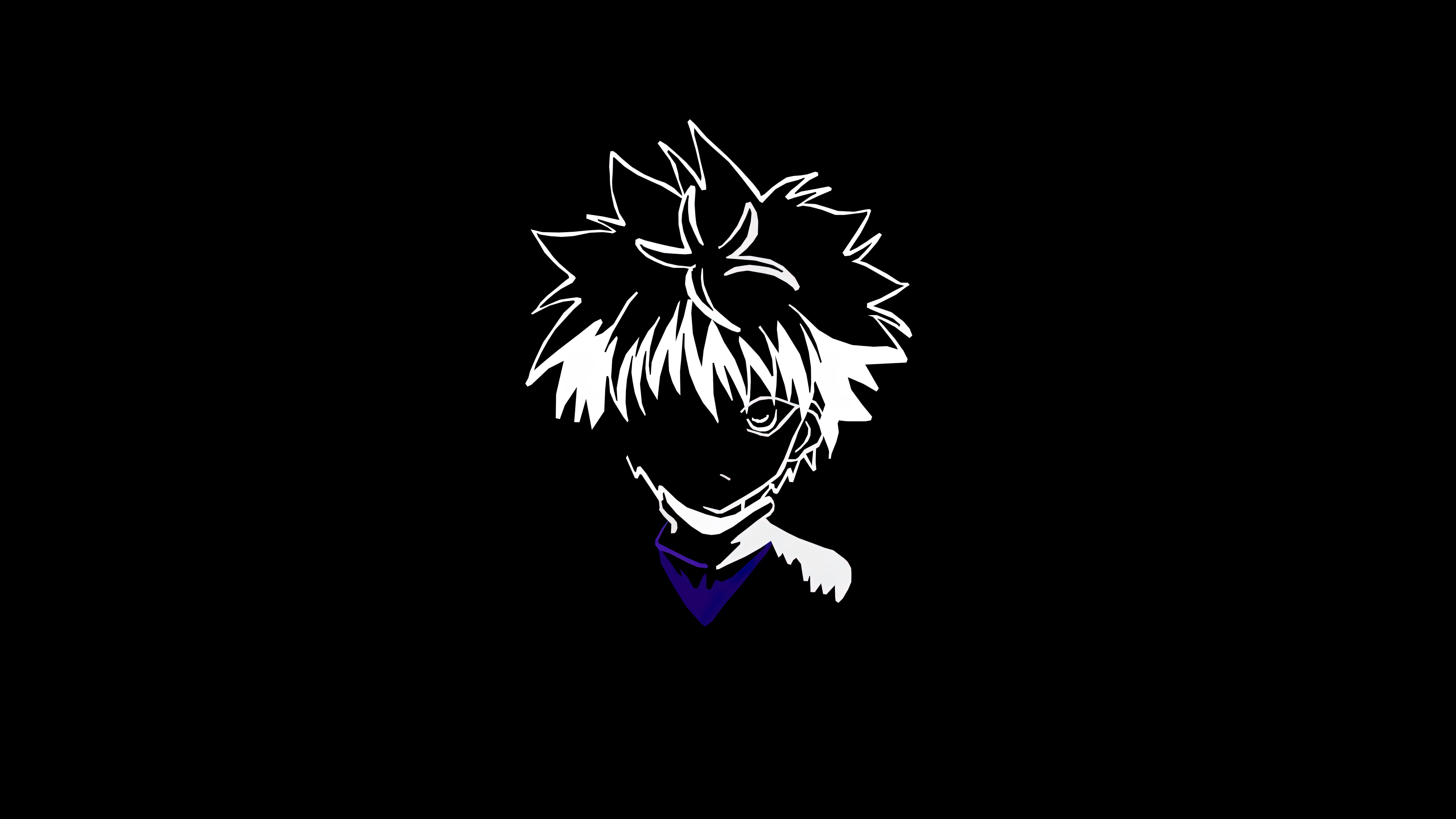Anime 4K Wallpaper in Black Background