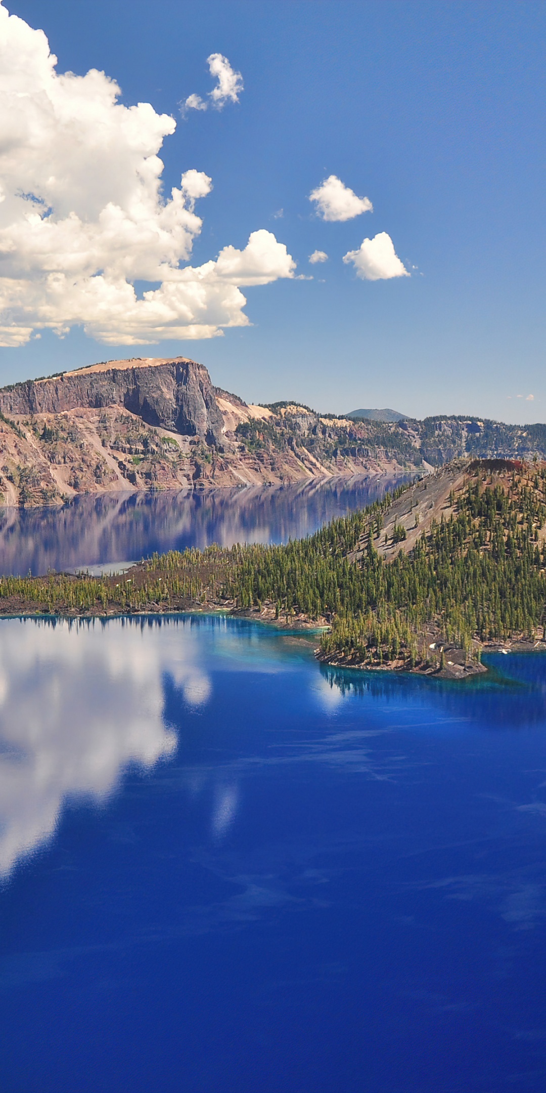 Crater Lake Wallpaper 4K, Oregon, Blue