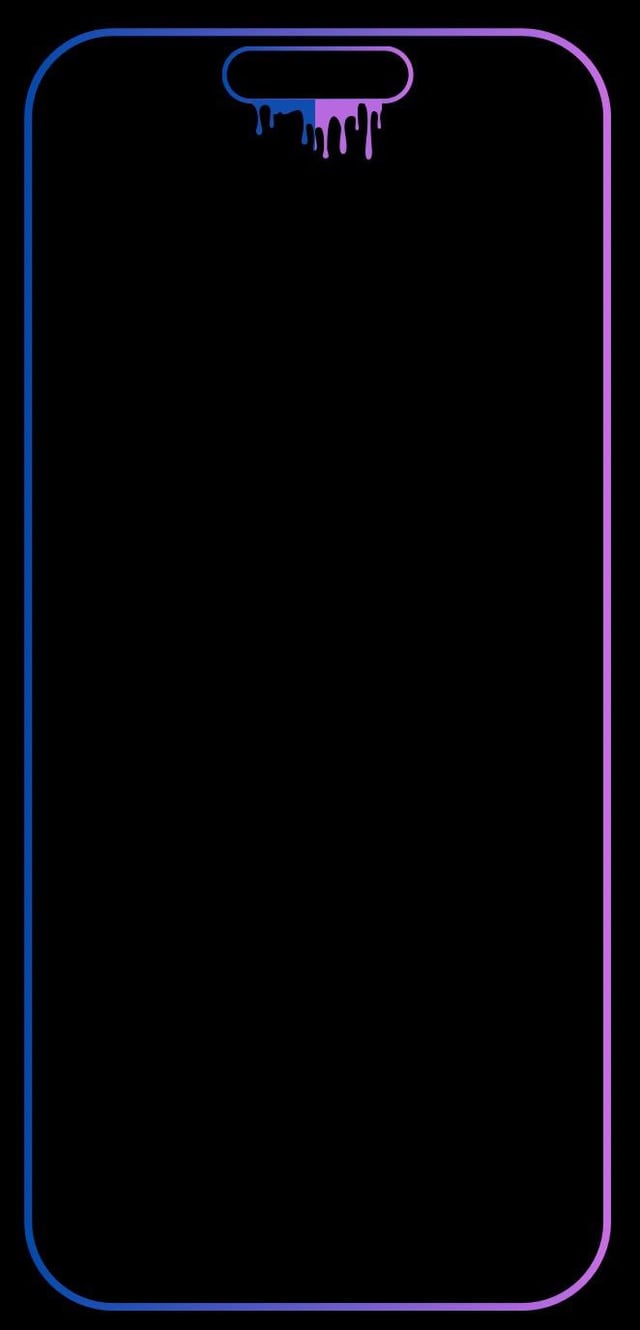 Dynamic Island Border Wallpaper, r