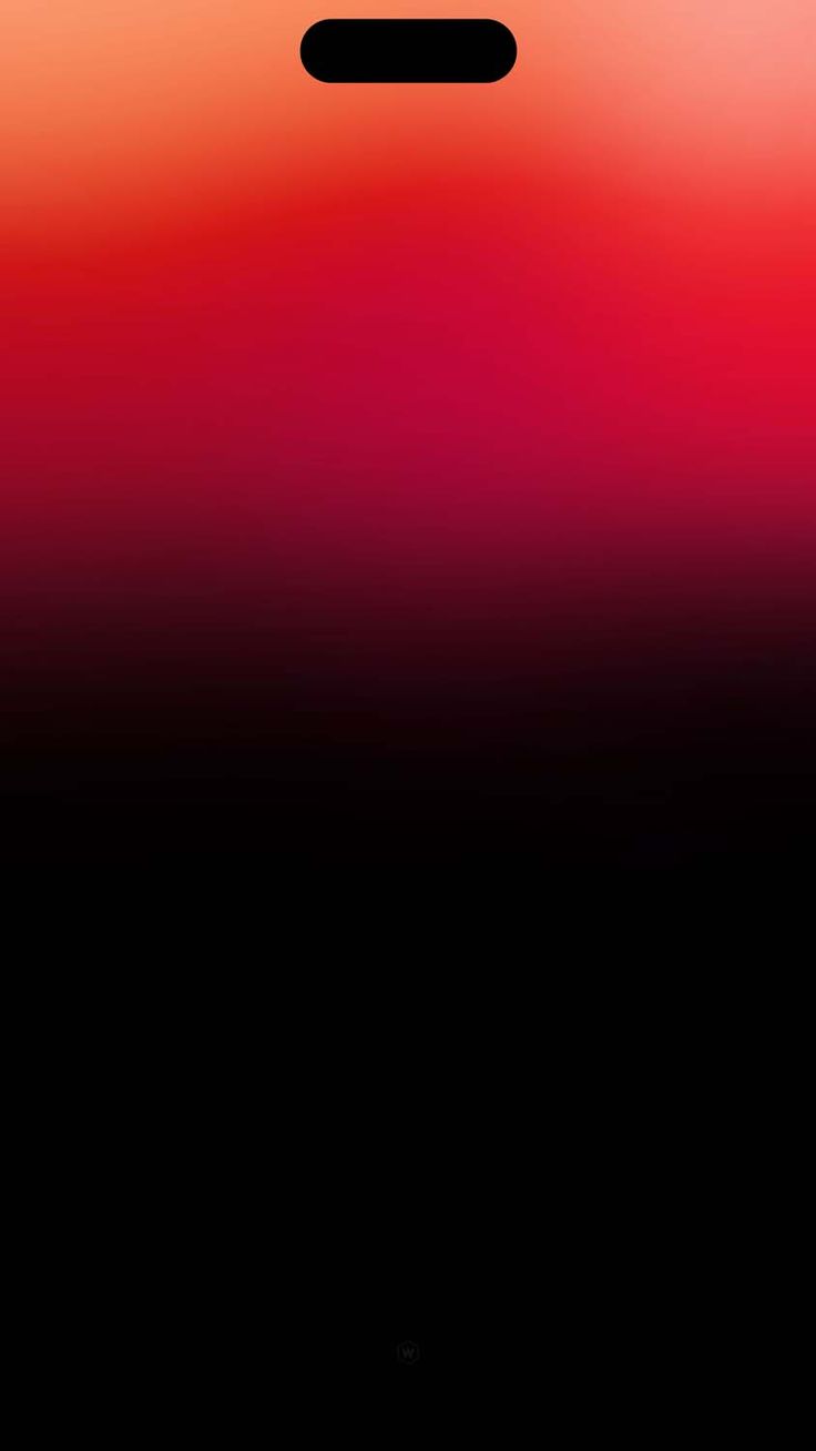 Dynamic Island Gradient Red Wallpaper