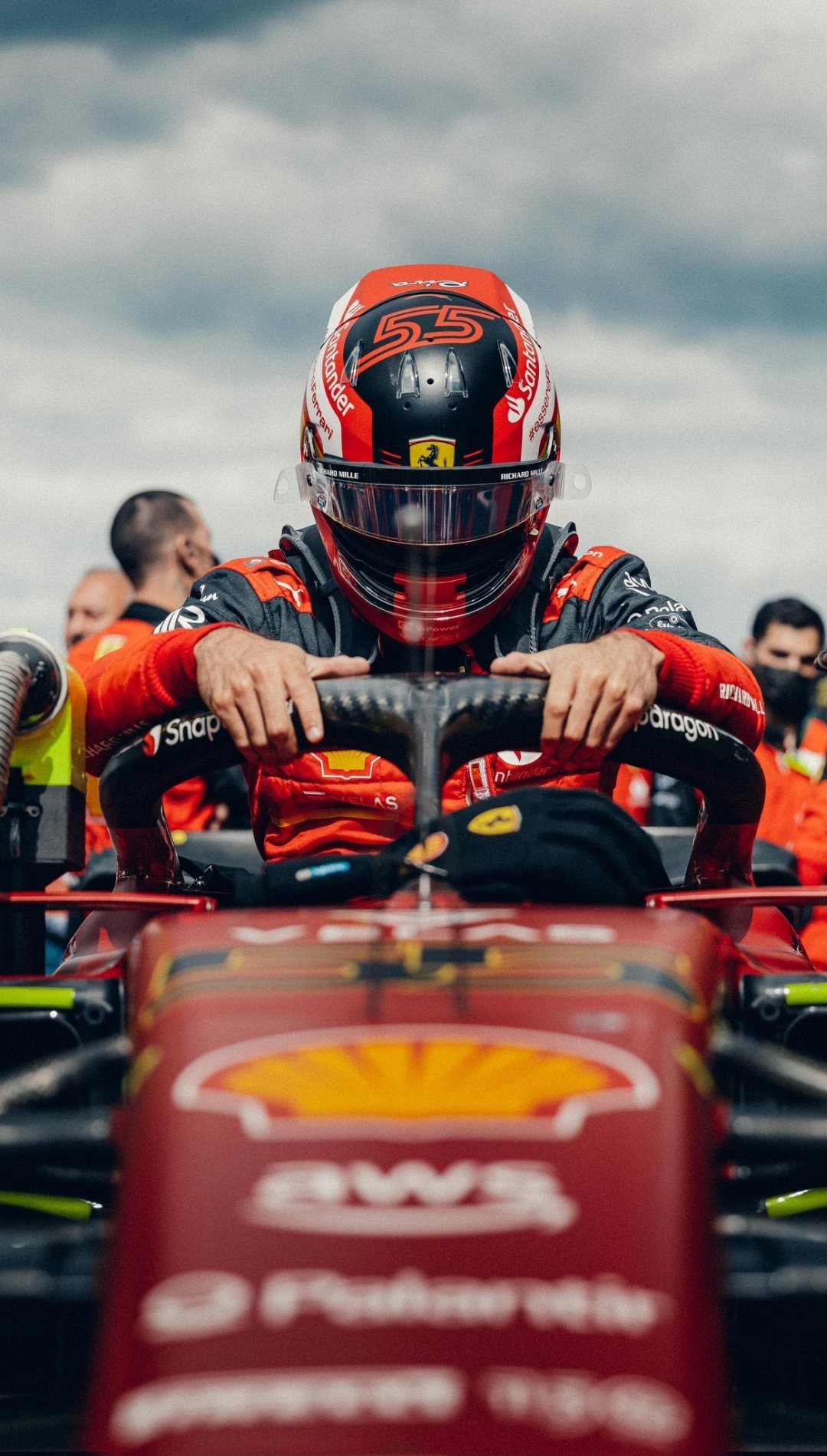 Carlos Sainz iPhone Wallpaper HQ