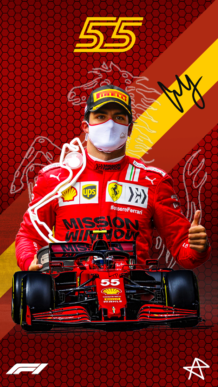 Carlos Sainz wallpaper 750X1334, u
