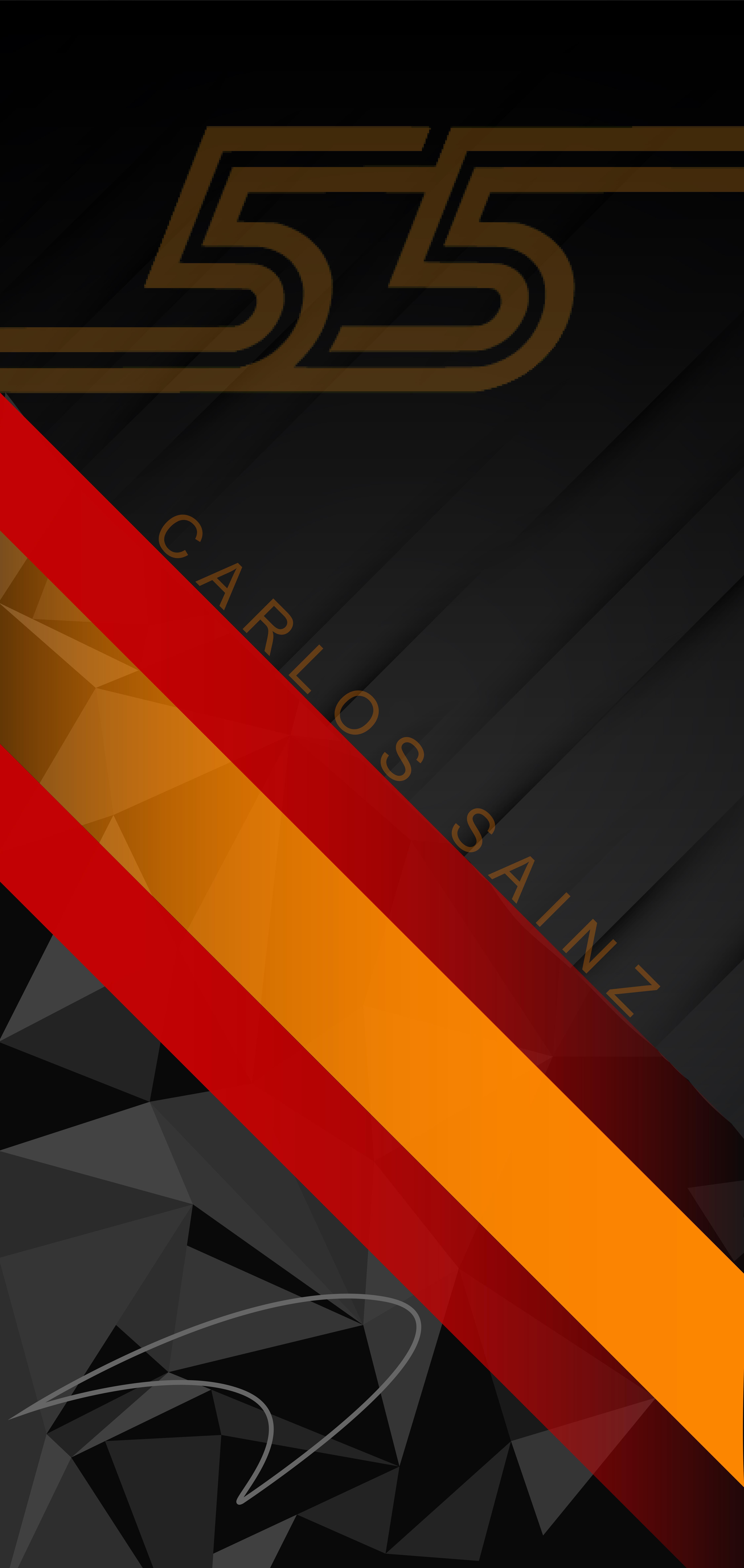 this simple Carlos Sainz wallpaper