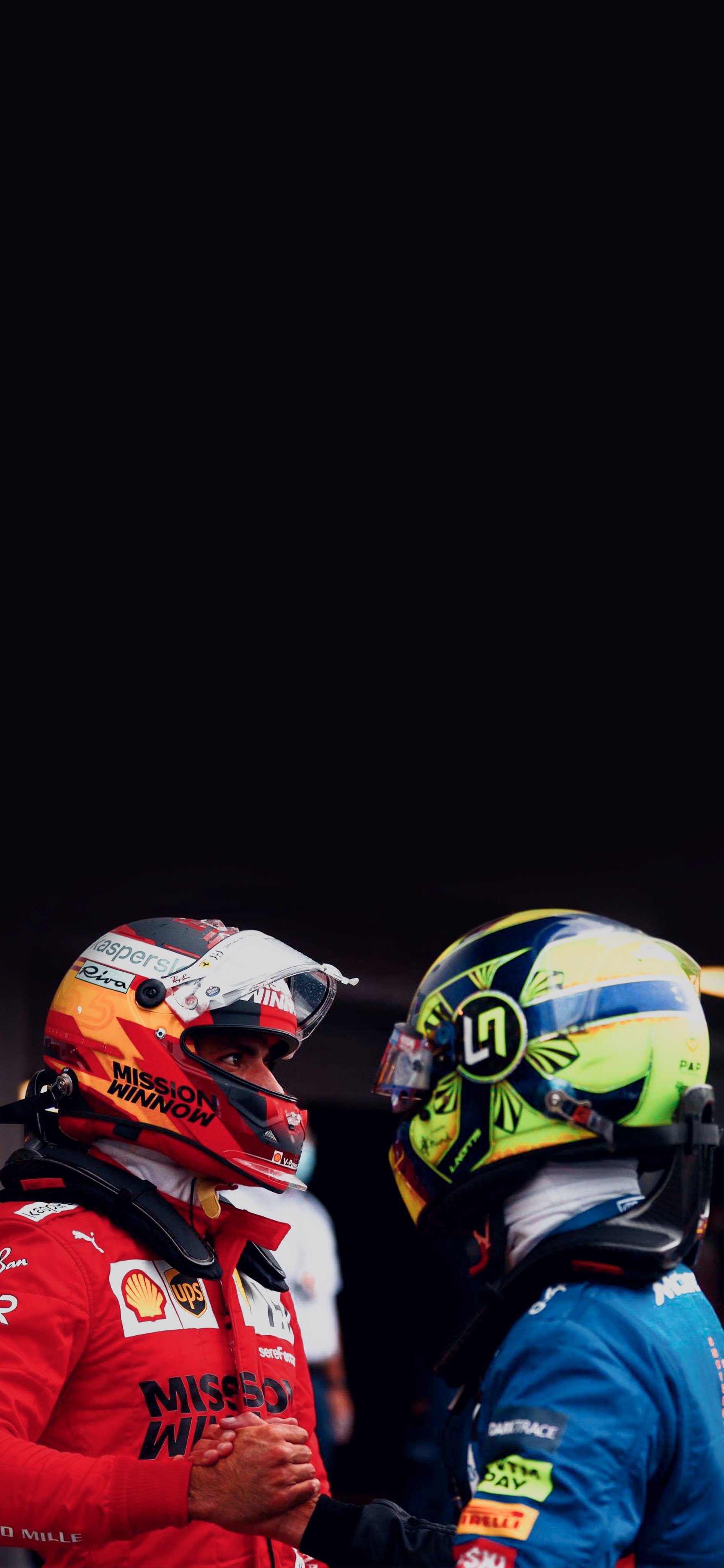 Carlos Sainz and Lando Norris