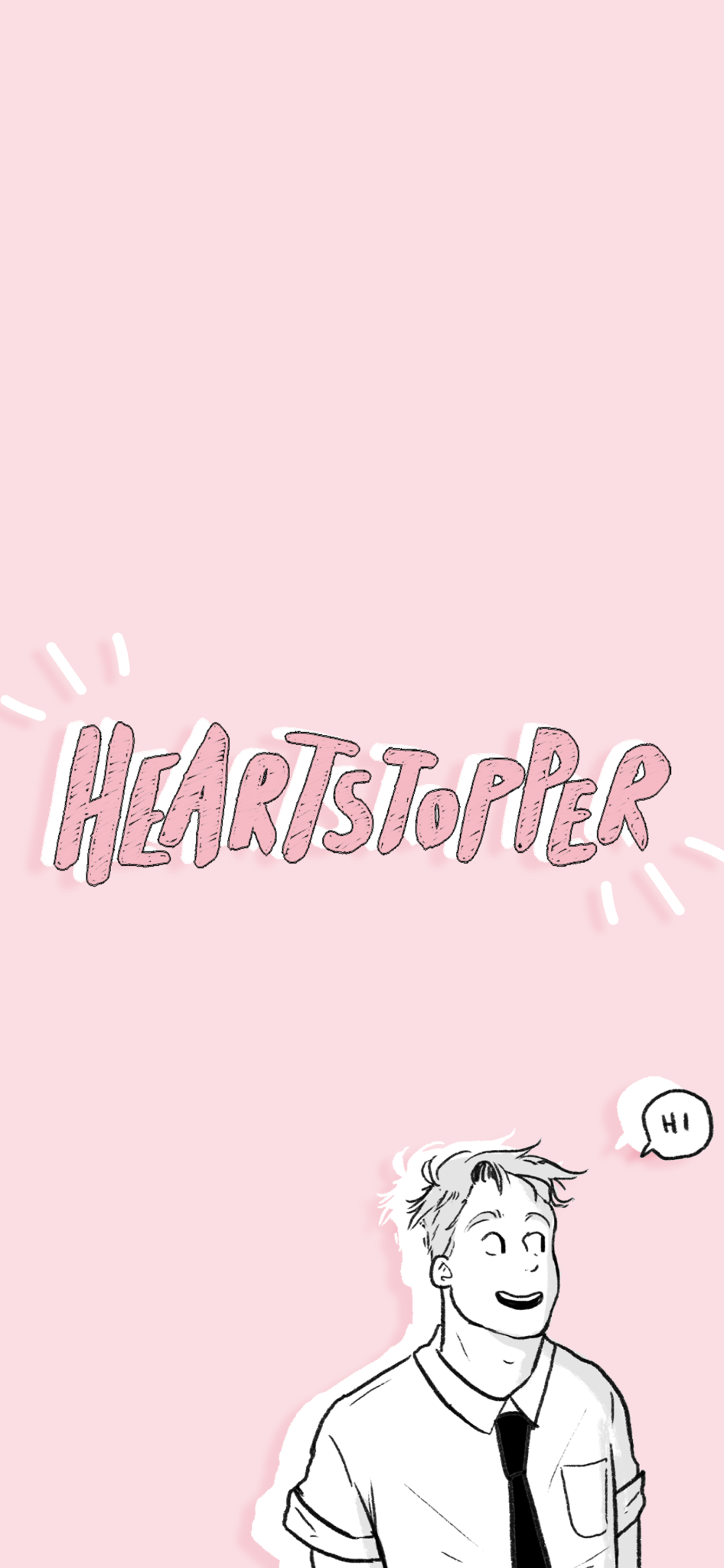 matching heartstopper lockscreens