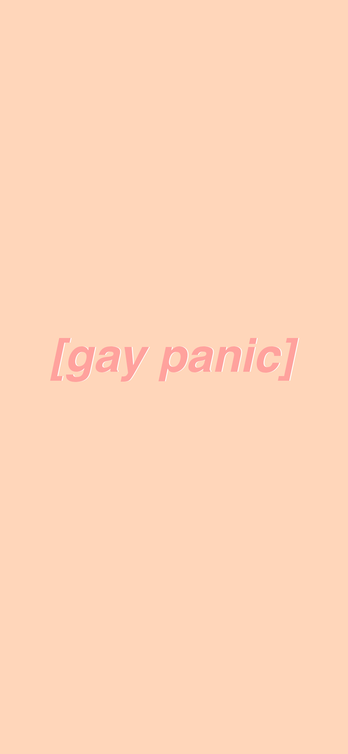 Gay Panic' wallpaper in Photohop
