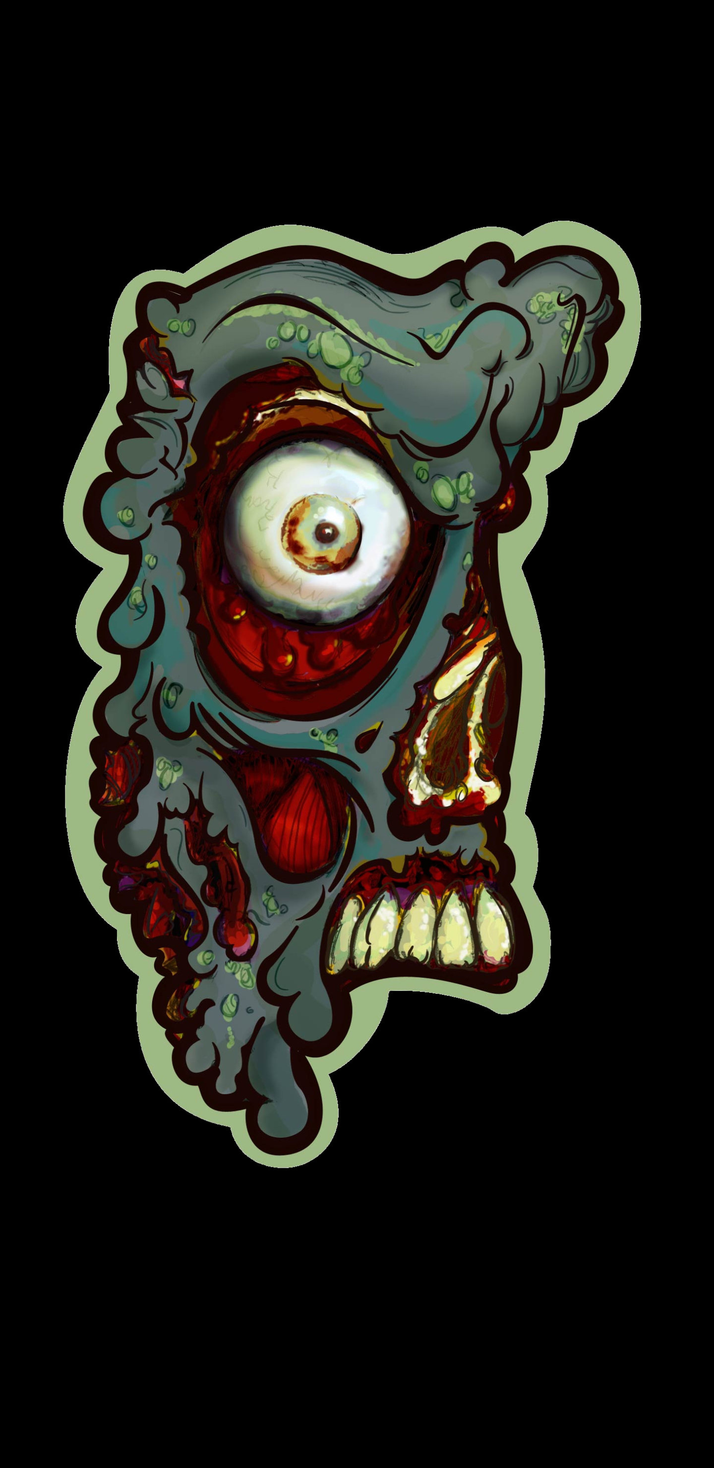 Zombie Phone Wallpaper