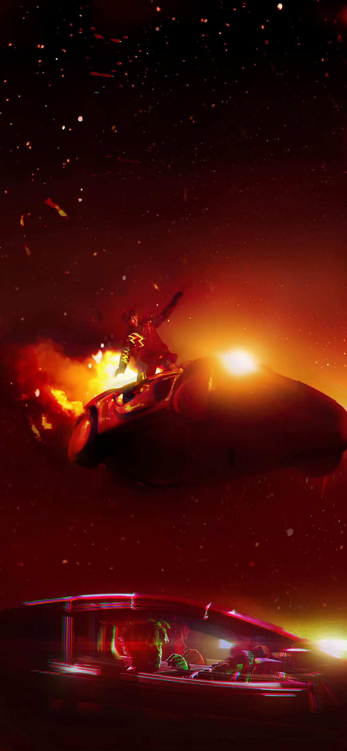 made Juice WRLD Fast iPhone Wallpaper