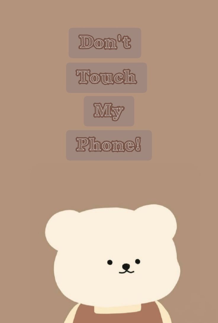 Wallpaper with cute teddy