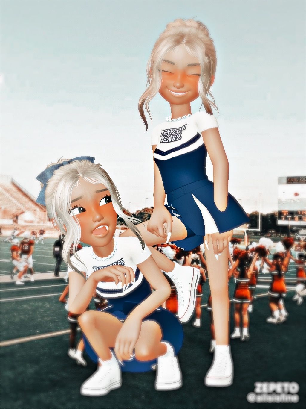 Preppy, Cheerleading, Aesthetic background
