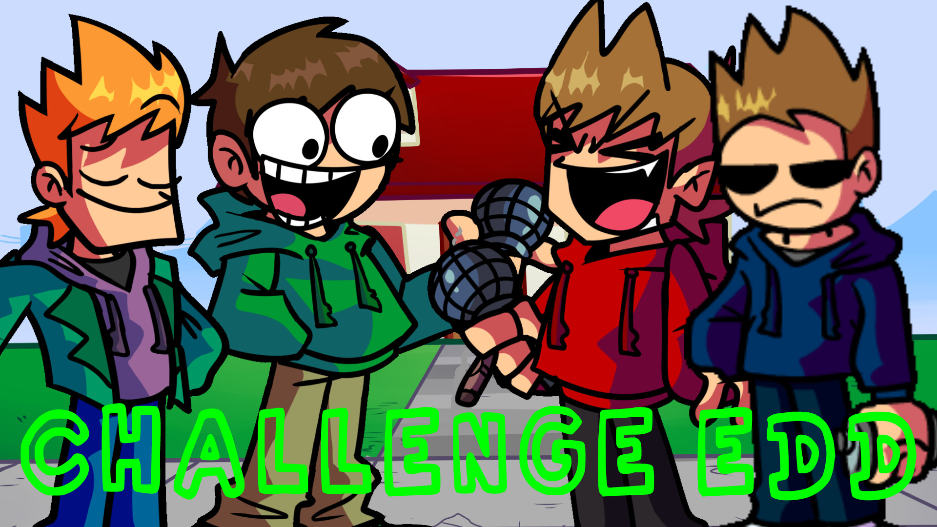FNF: Challenge EDD But Eddsworld Sing