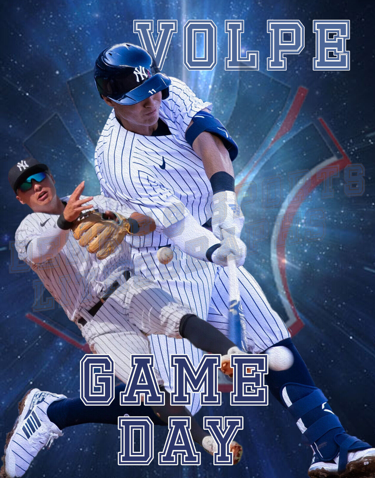 New York Yankee Lithograph print