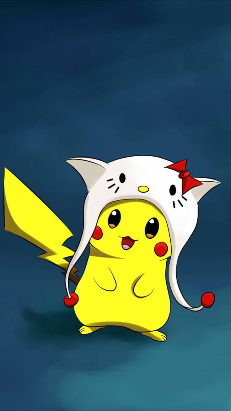 Hello Kitty Hat. Pikachu art