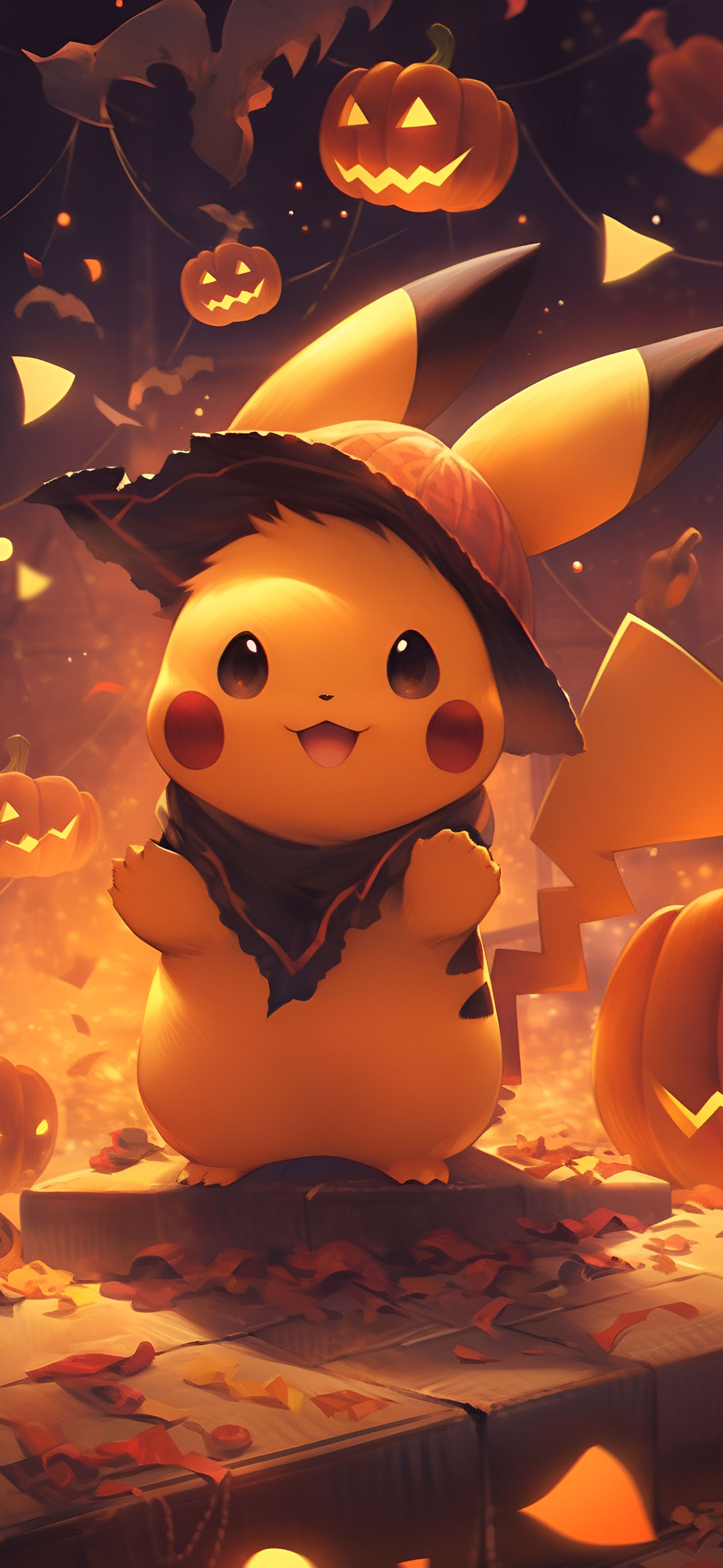 Halloween Pikachu & Pumpkin Pokemon