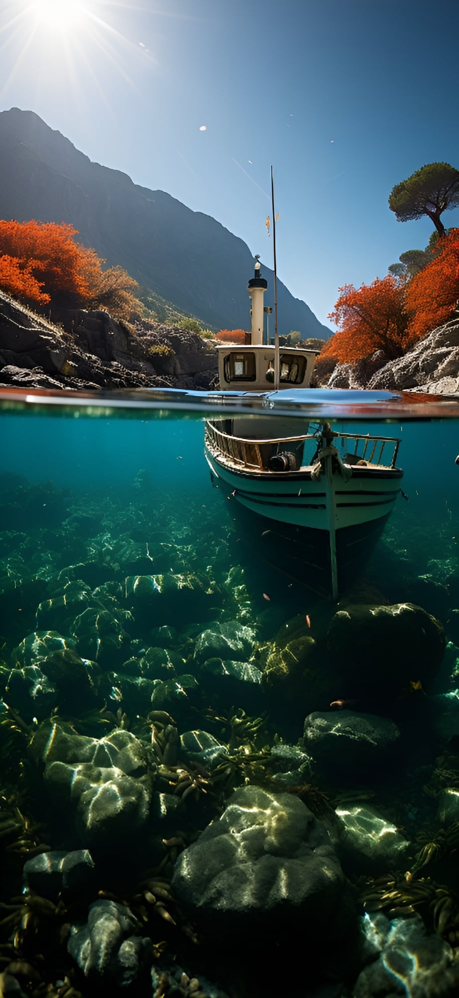 Half Underwater Effect