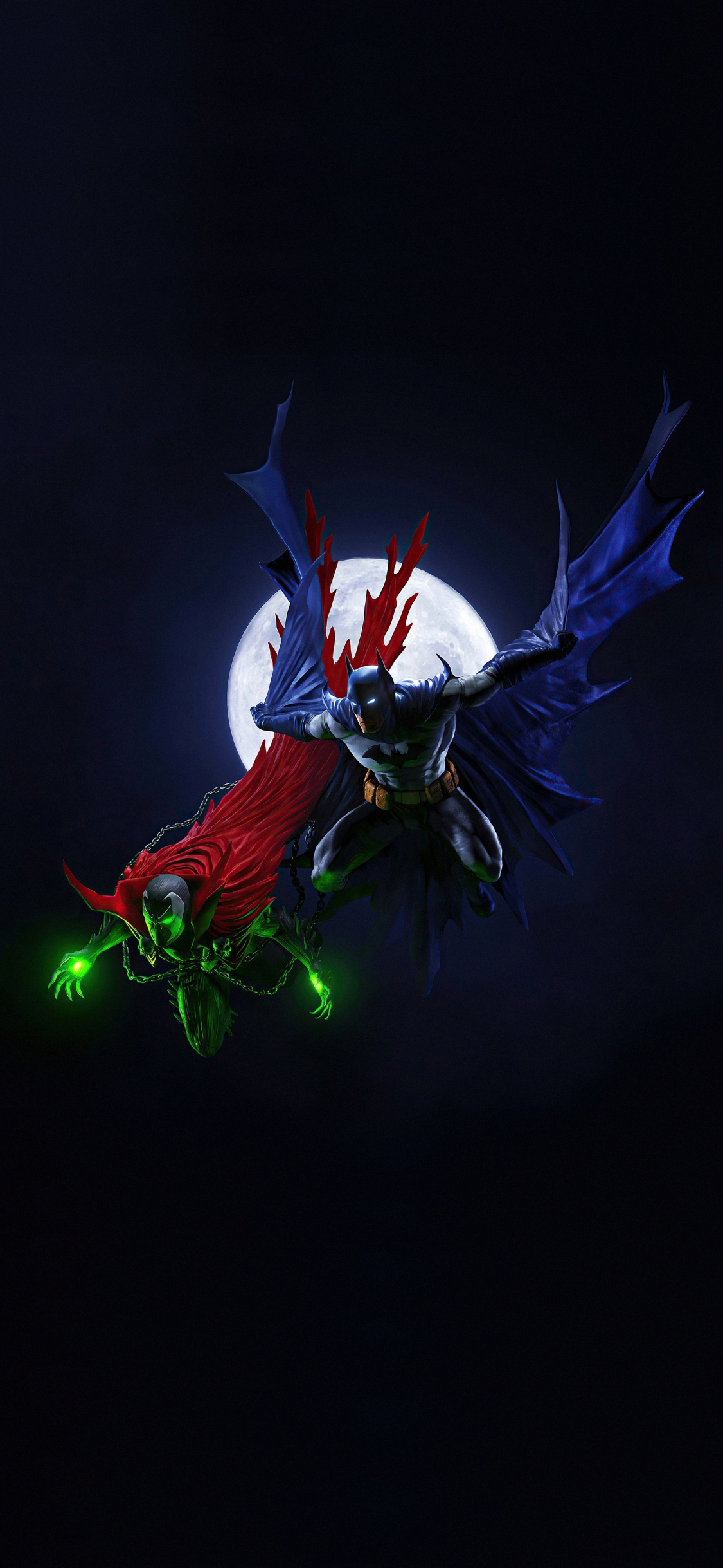 Download wallpaper 1125x2436 batman