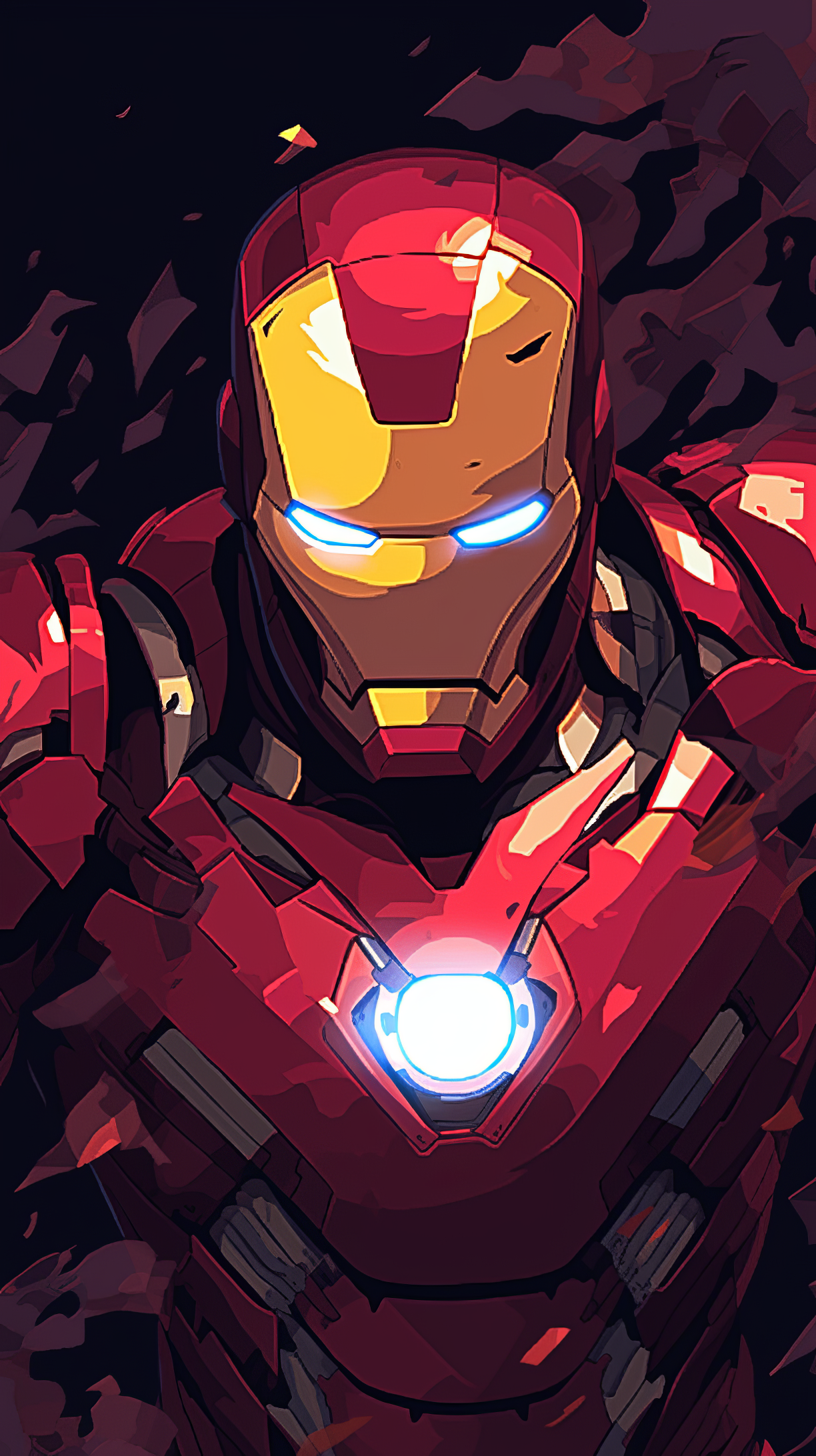 Iron Man Dynamic Armor Phone Wallpaper
