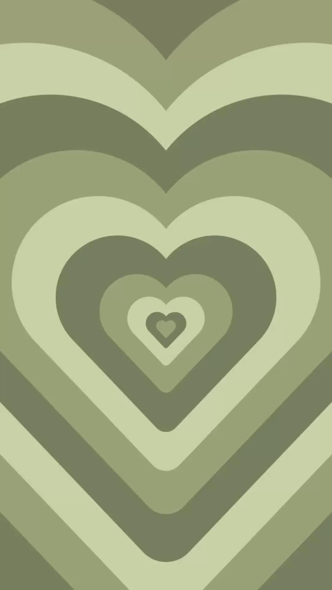 Cute Teen Brown and Green Wallpaper