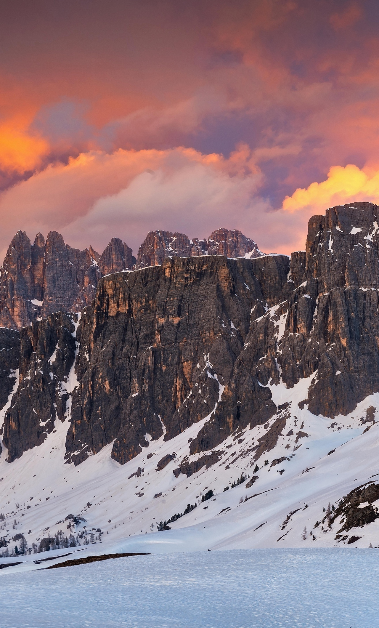 Download wallpaper 1280x2120 winter