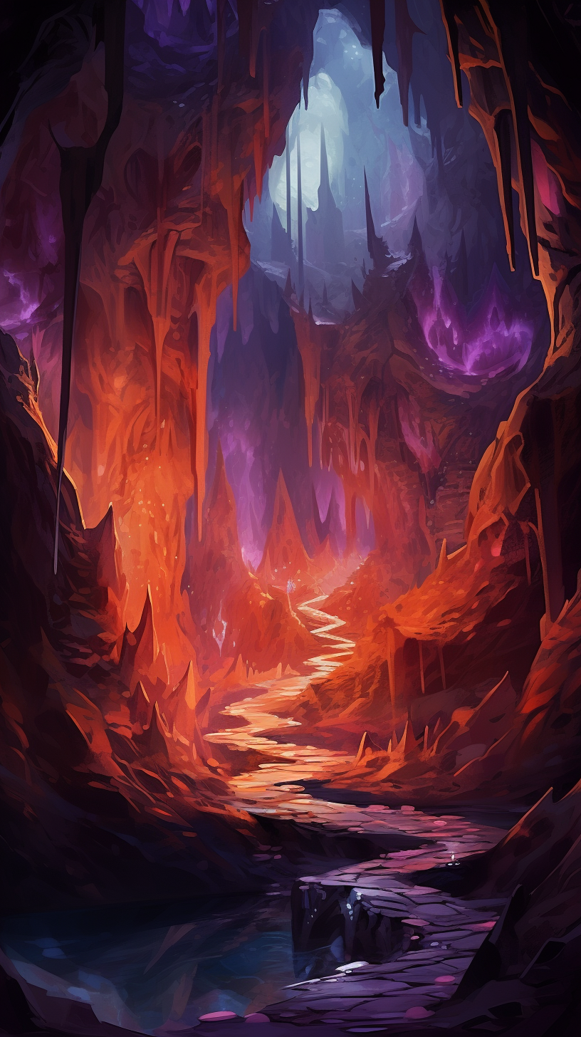 Terrain Unseen Anime Cavern Artistry