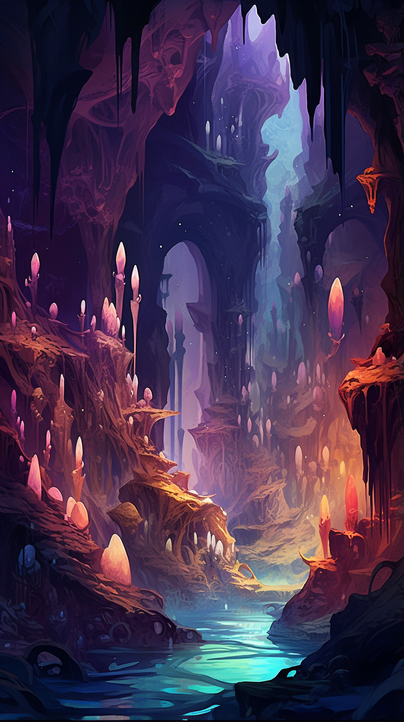 Terrain Unseen Anime Cavern Artistry
