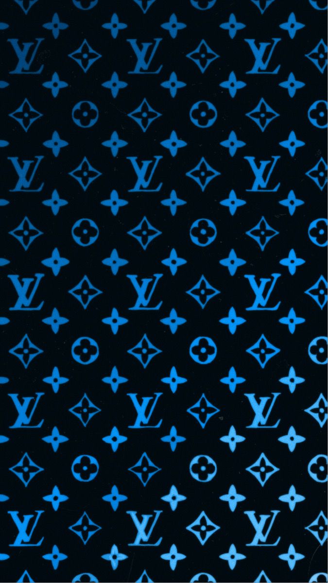 Blue Louis Vuitton Desktop Wallpaper