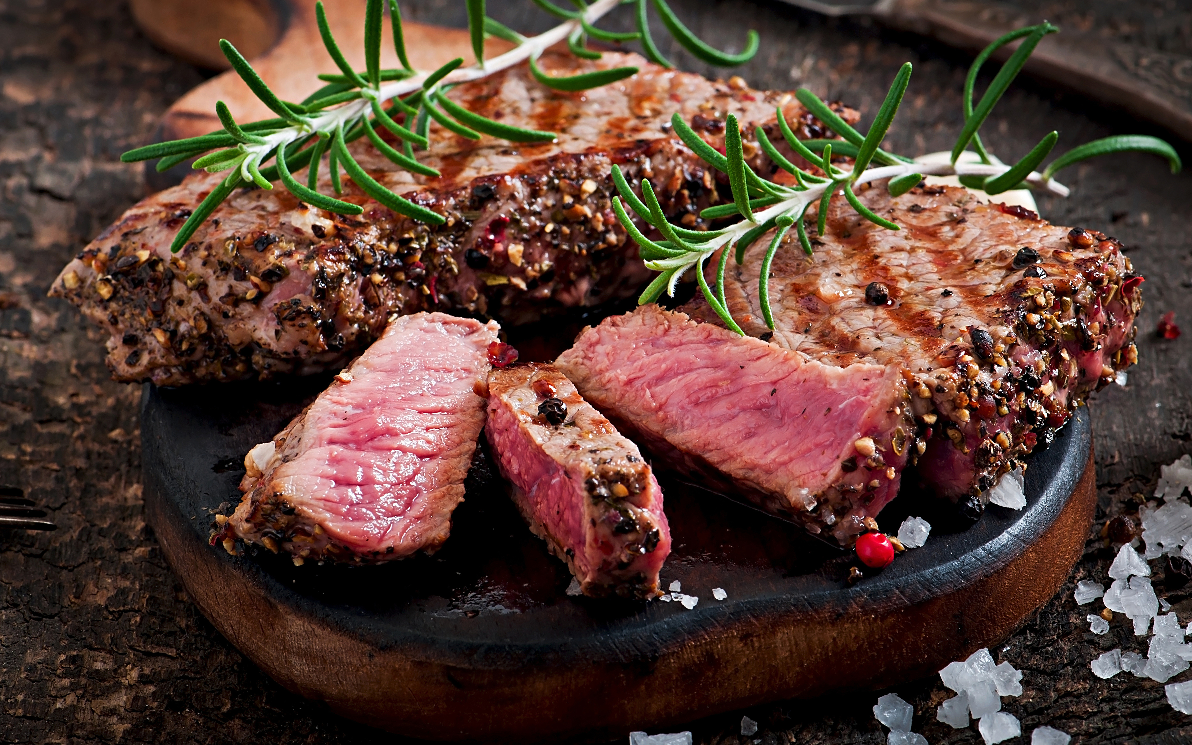 Wallpaper Salt Food Meat products 3840x2400