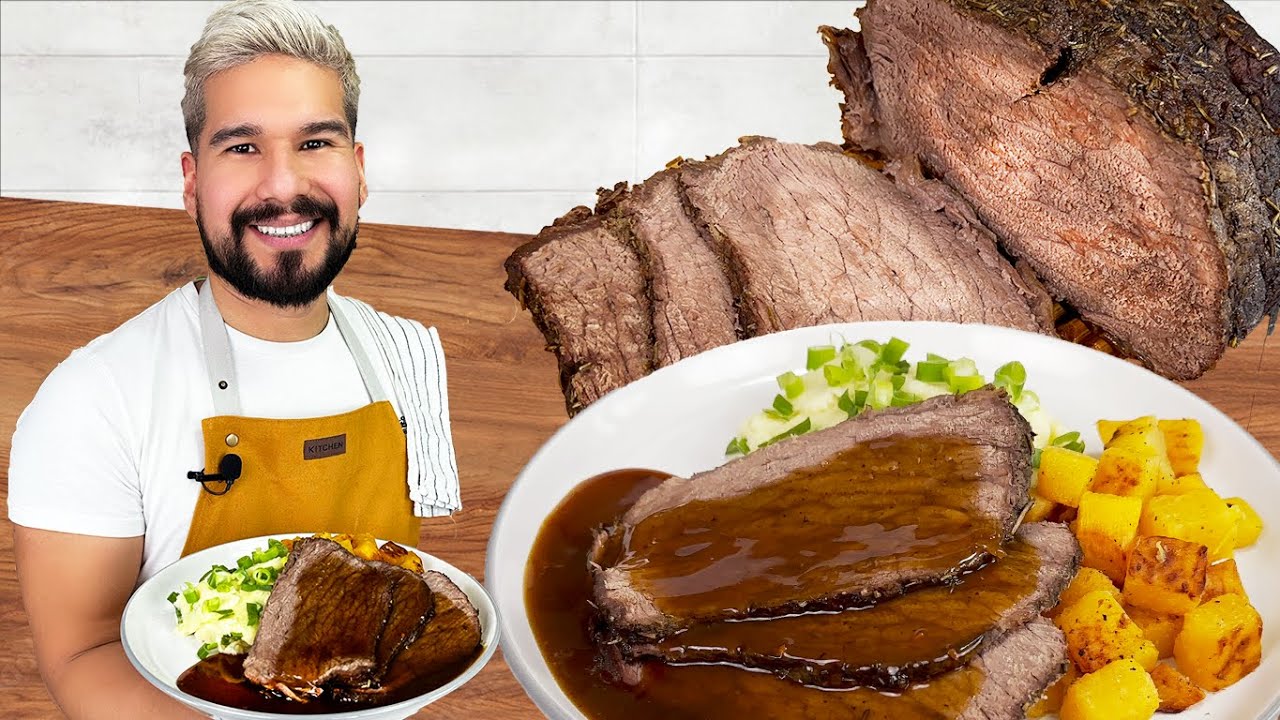 IRISH BEEF ROAST with POTATO CHAMP