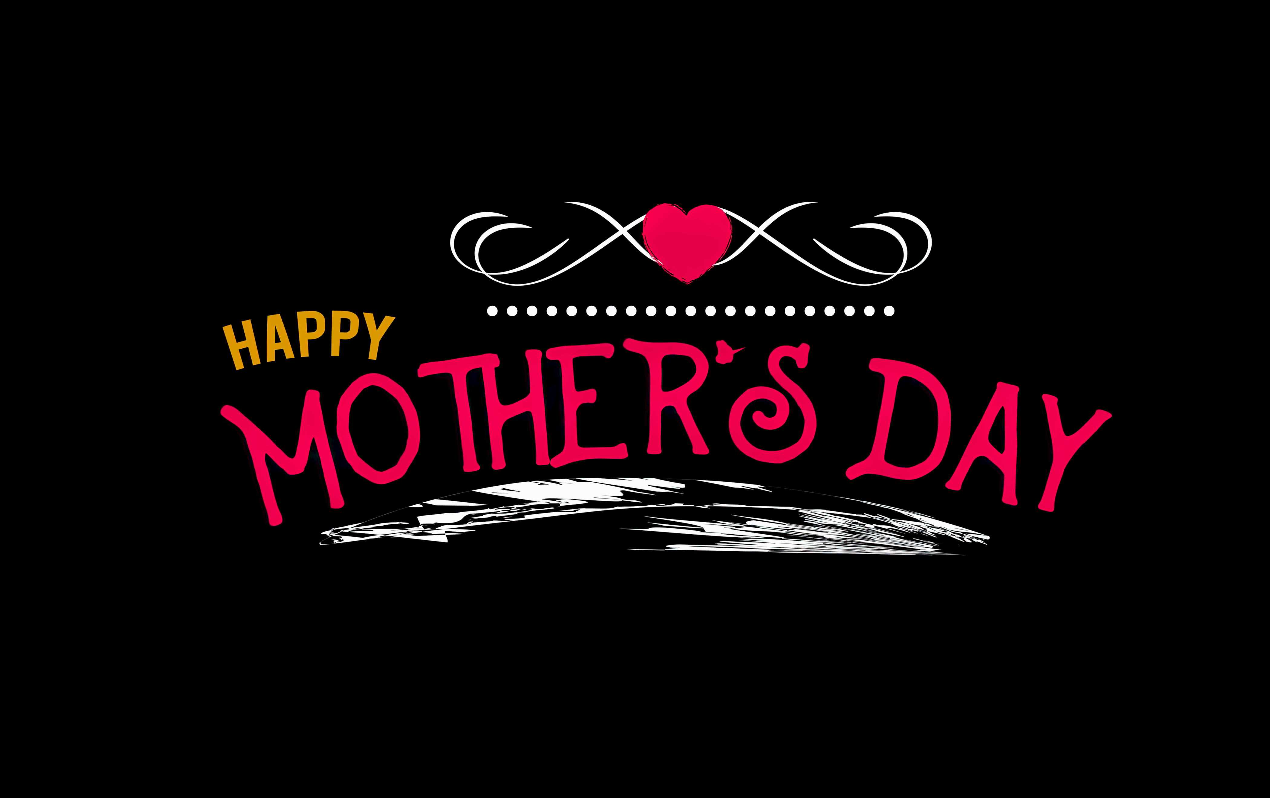 Happy Mother's Day Wallpaper 4K, AMOLED