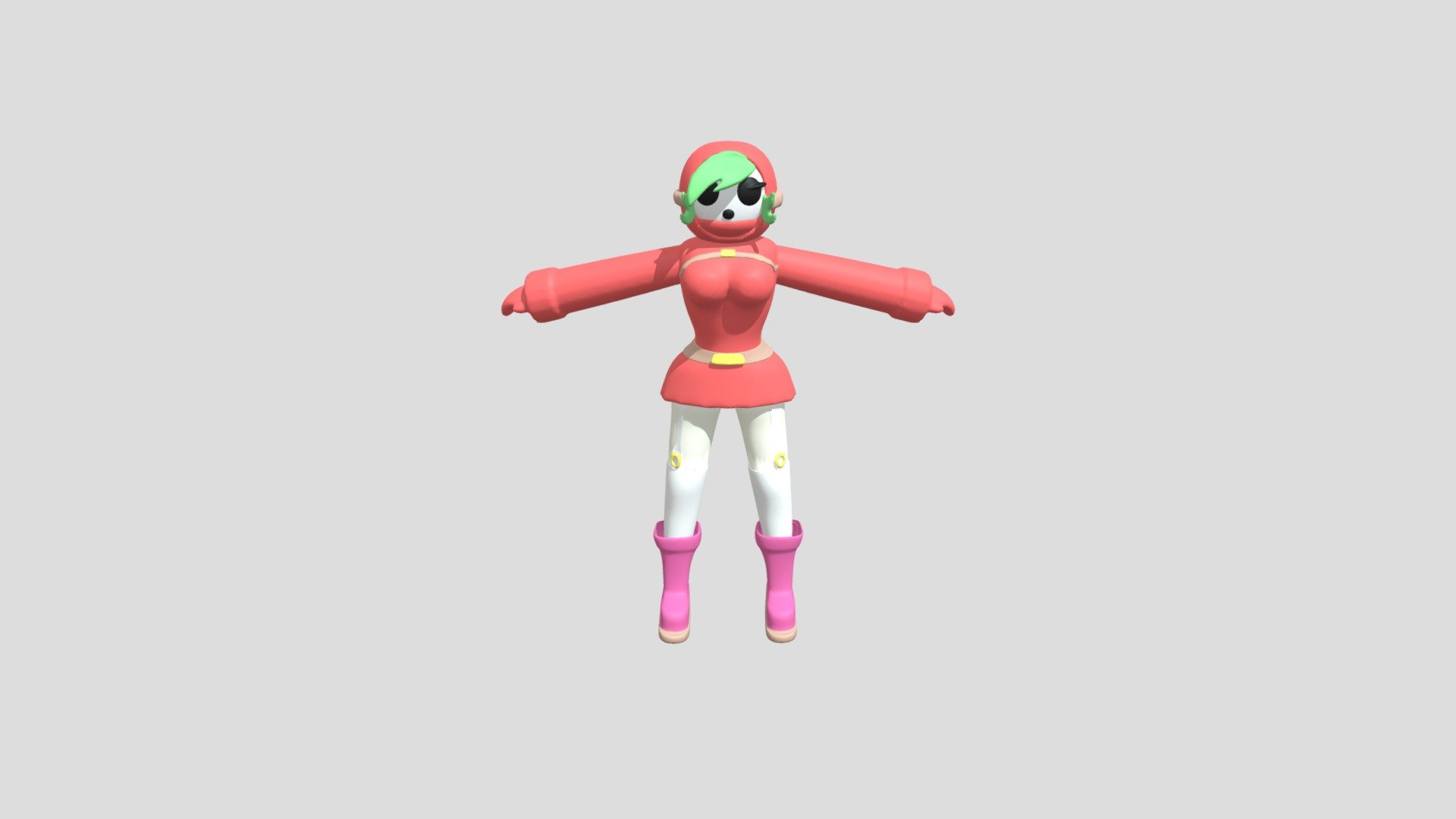 Shy gal [Pack0] Free 3D