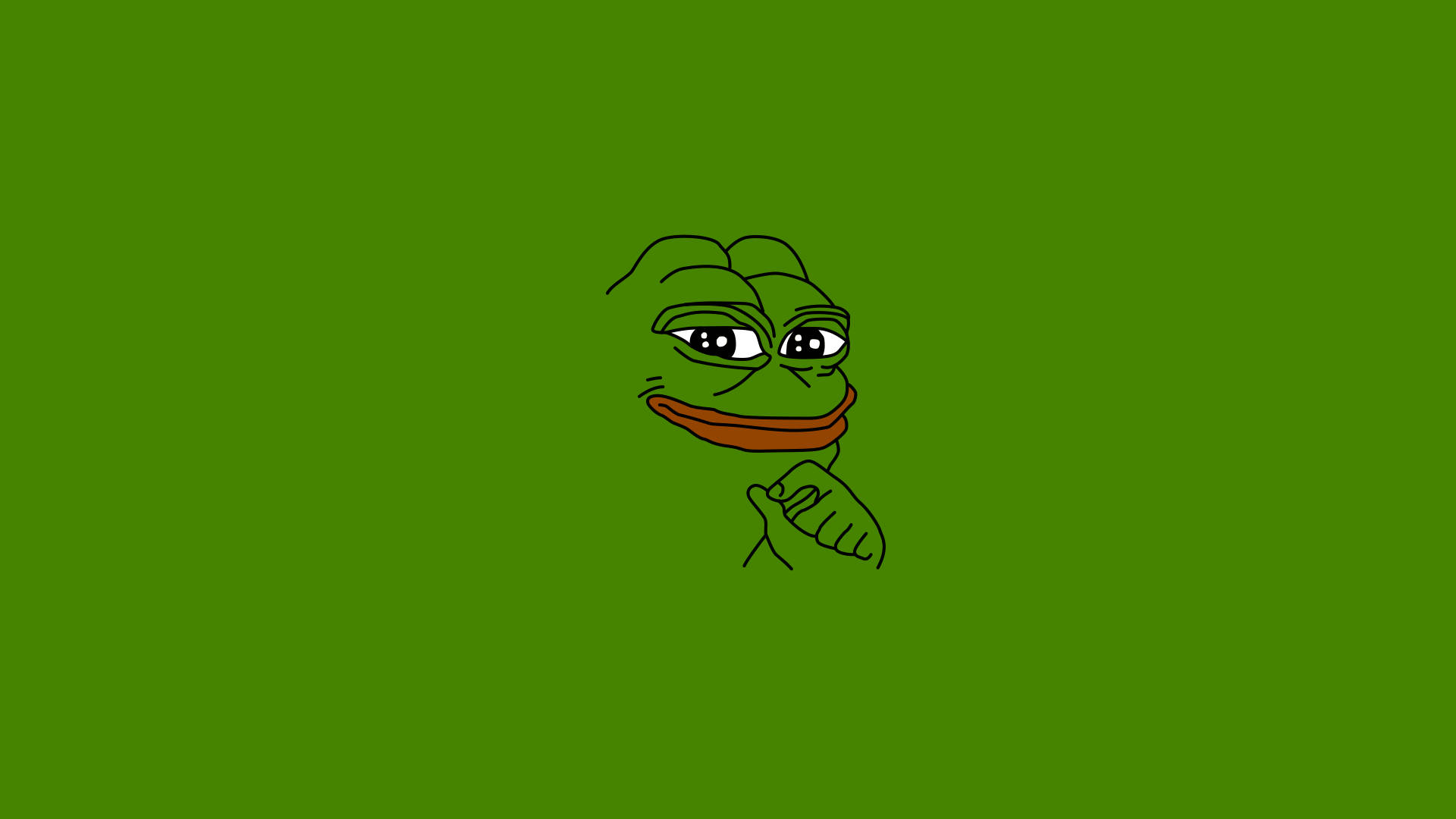 Download Green Pepe The Frog Wallpaper