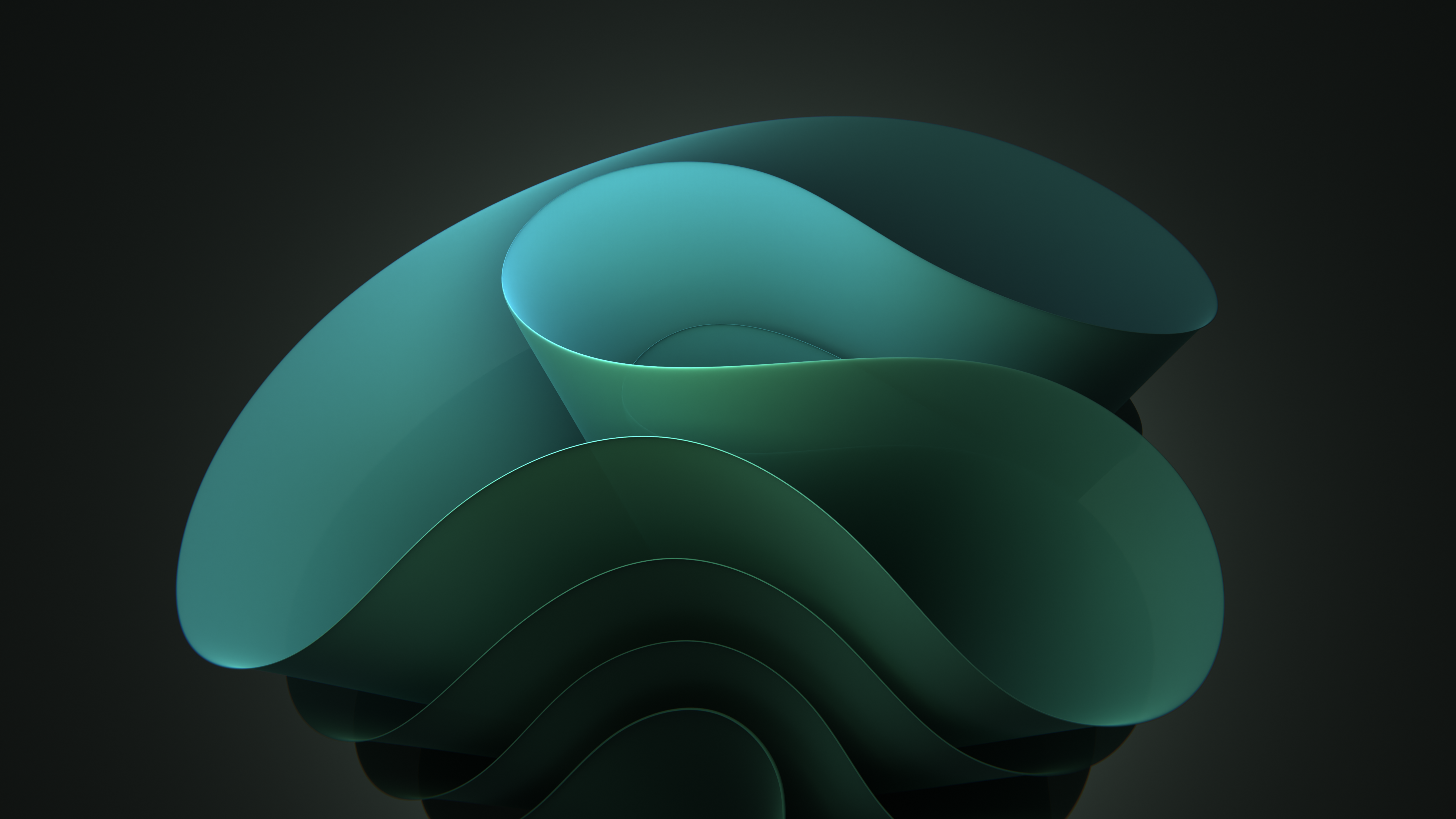 Bloom Dark Green Wallpaper