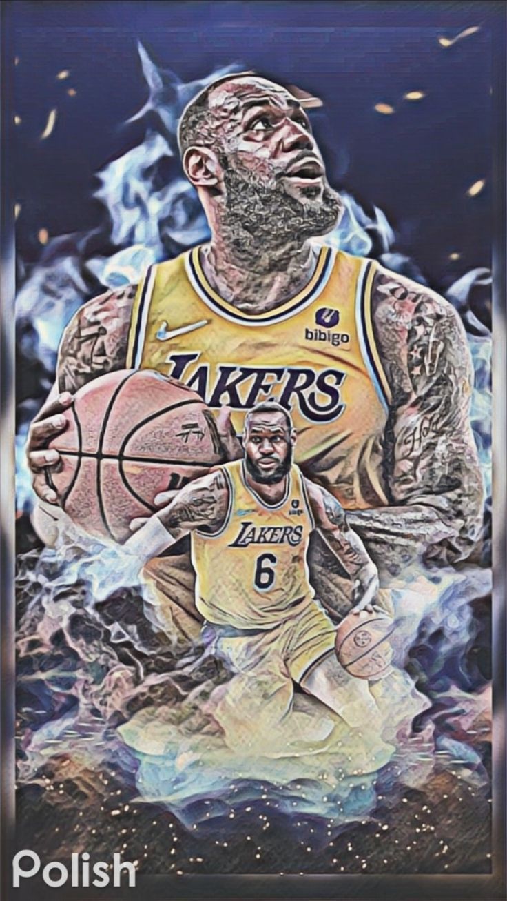 Lebron james wallpaper, Nba art