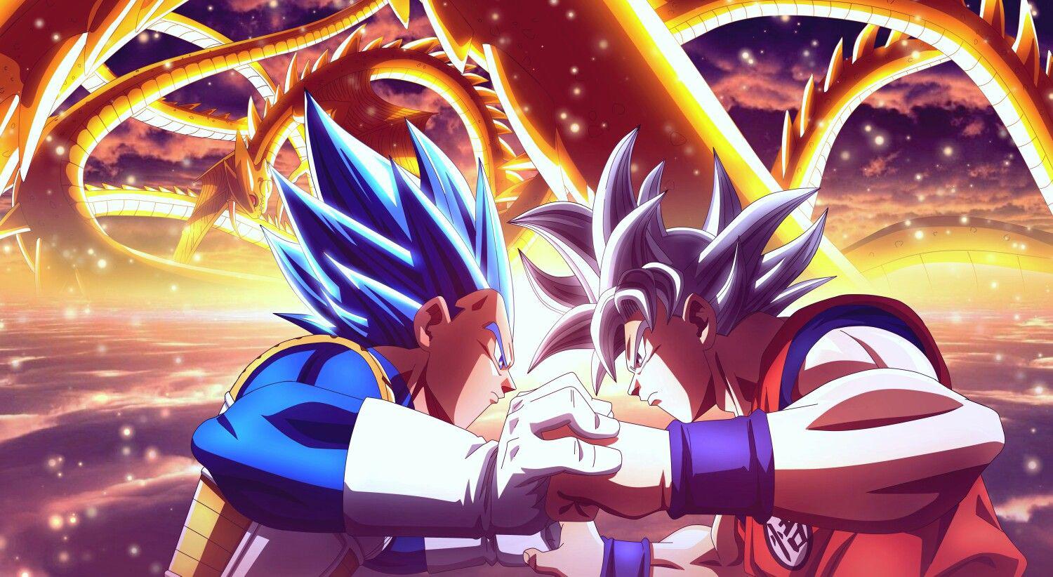 LR UI Goku & Blue Evolution Vegeta