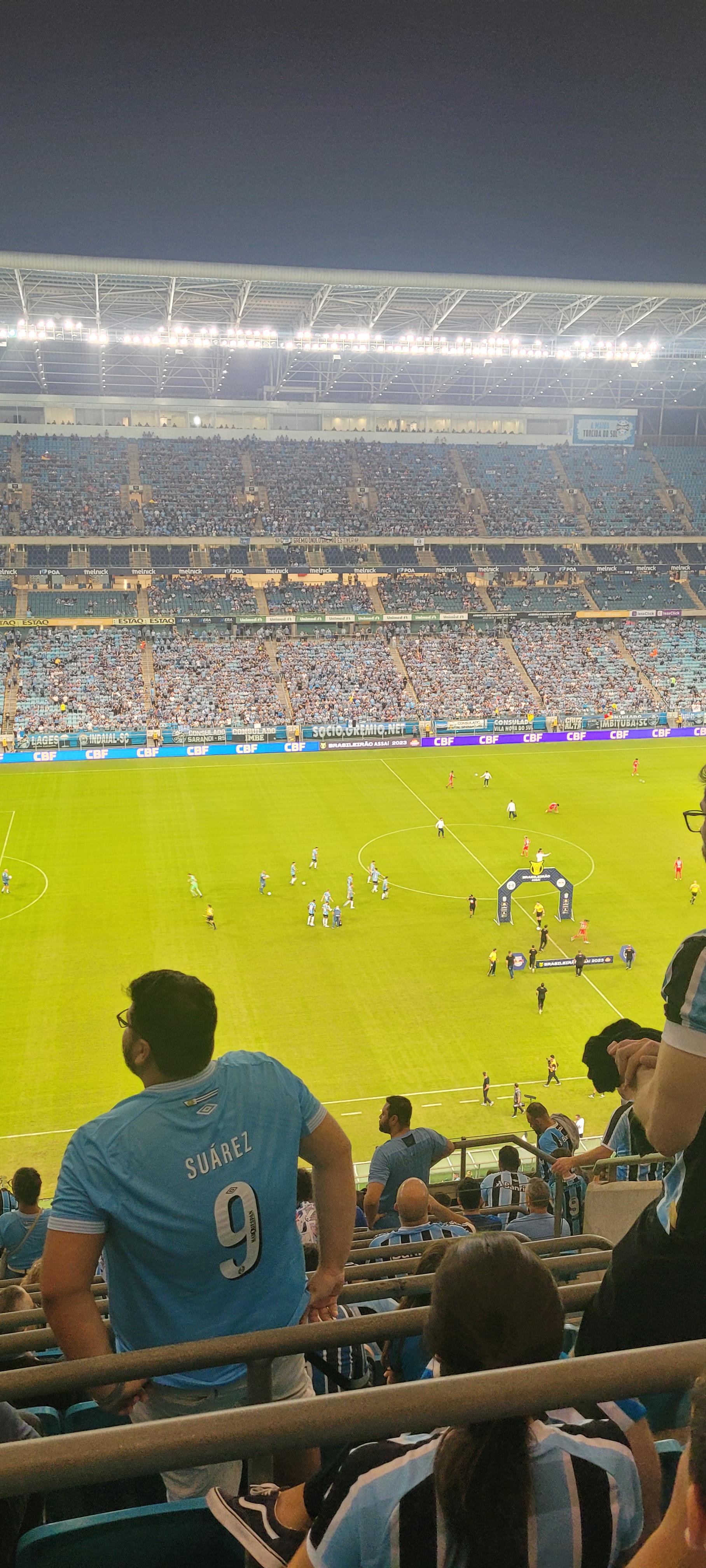 Hoje vim conhecer a Arena do Gremio