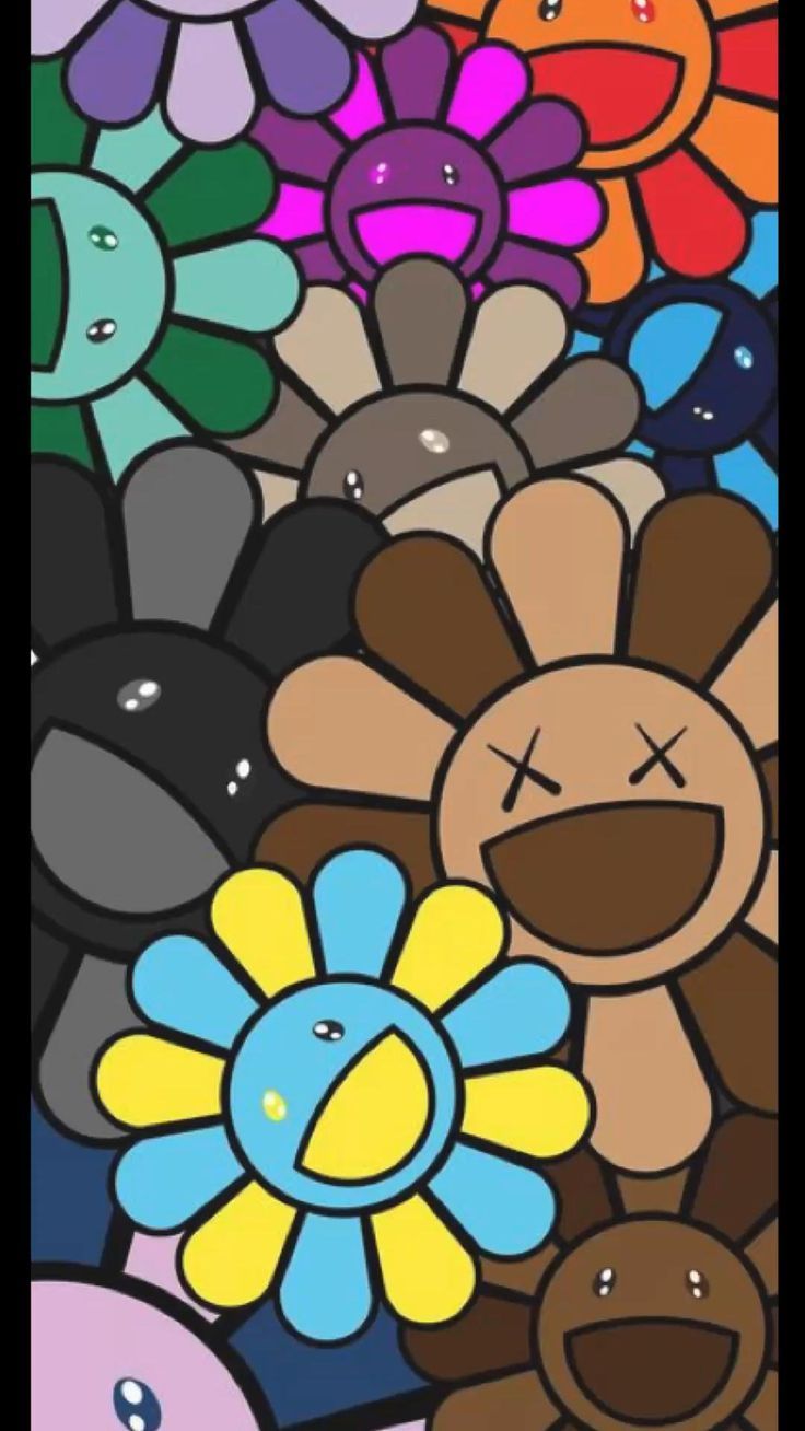 Heart iphone wallpaper, Kaws iphone