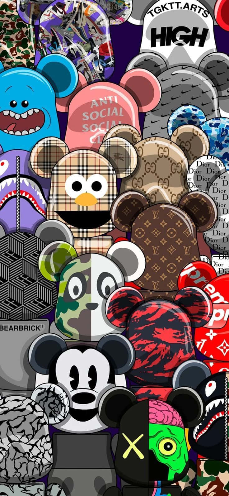 Cool Kaws HD Wallpaper