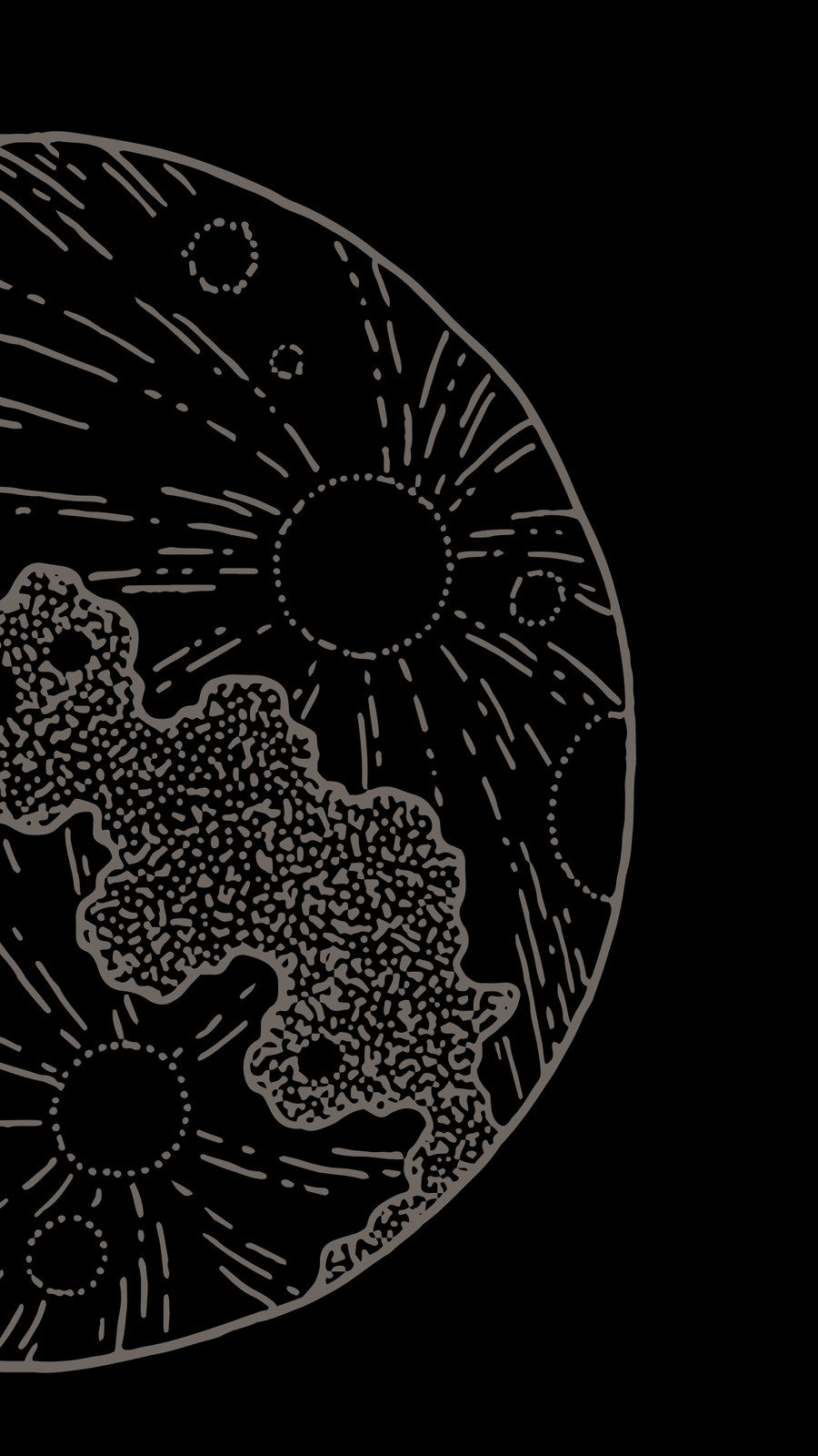 aesthetic moon wallpaper