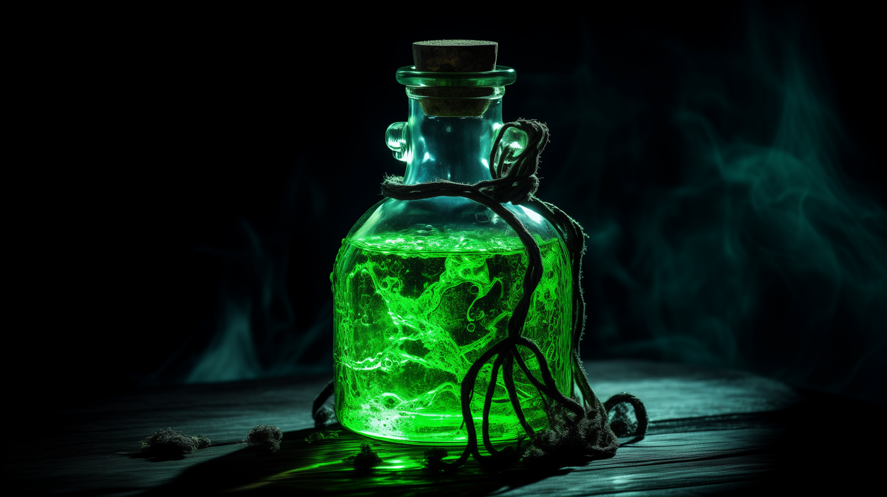 Green Toxic Potion Wallpaper