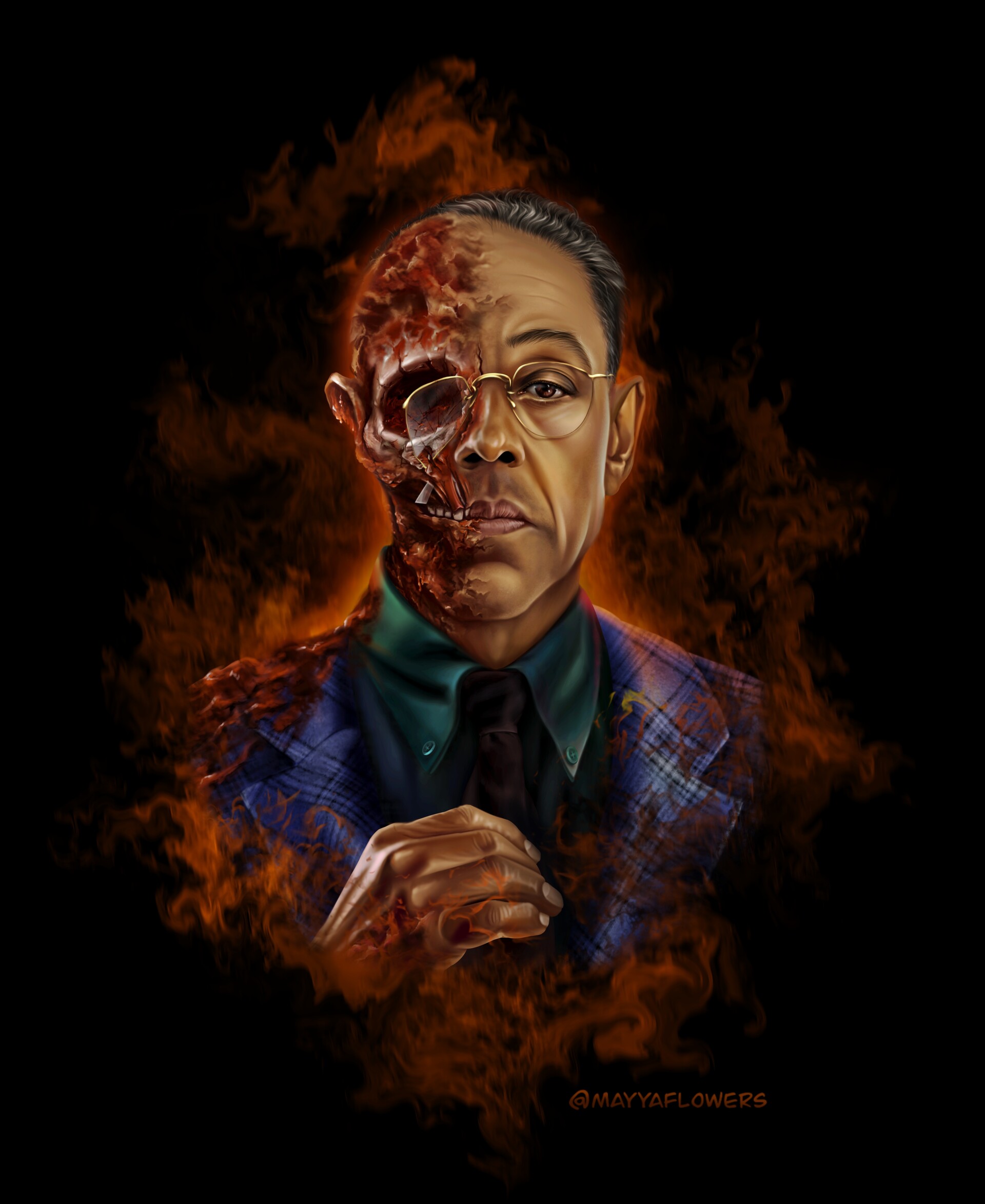 Gustavo Fring Breaking bad fan art