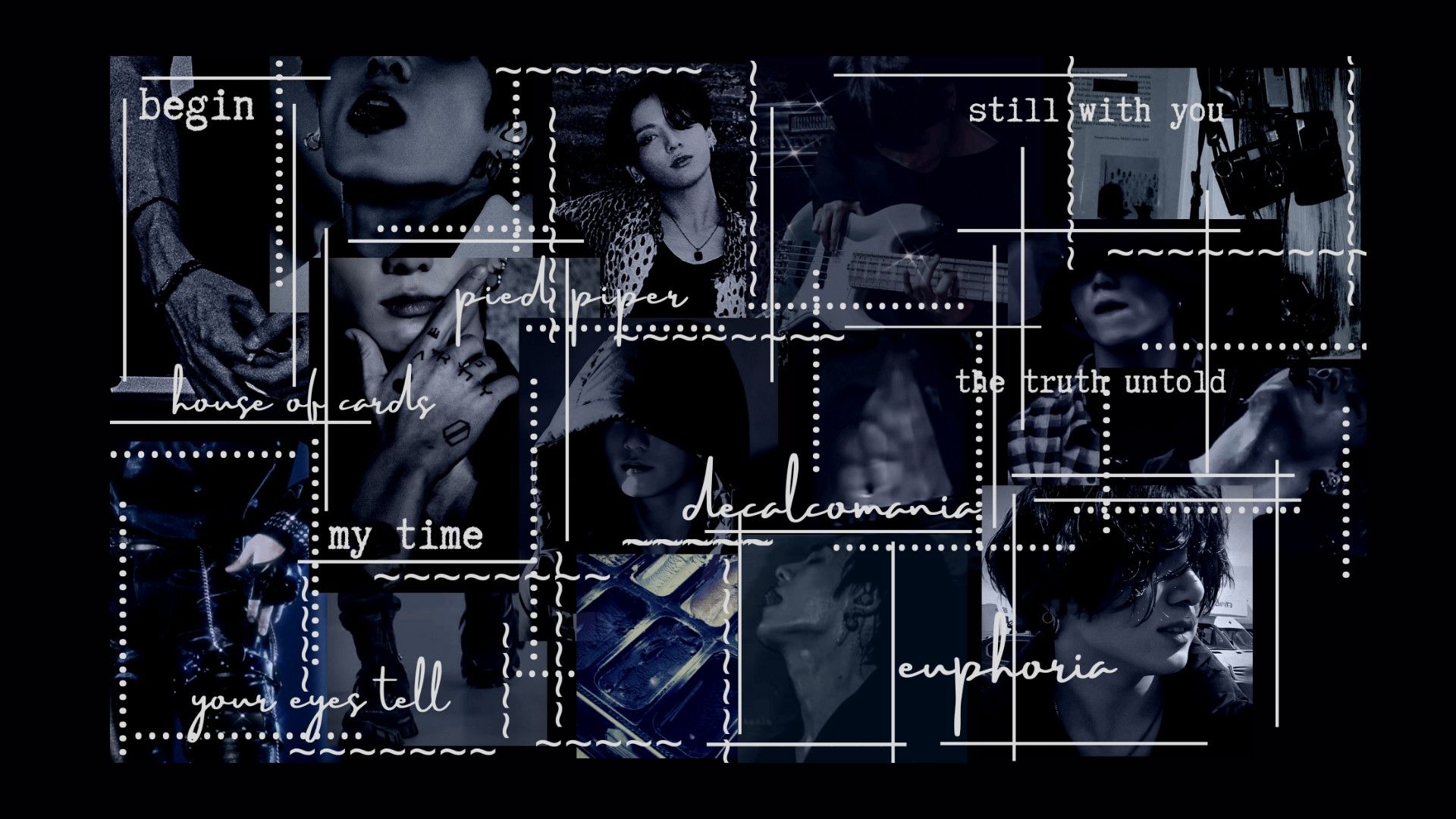 Jungkook dark aesthetic wallpaper. Bts