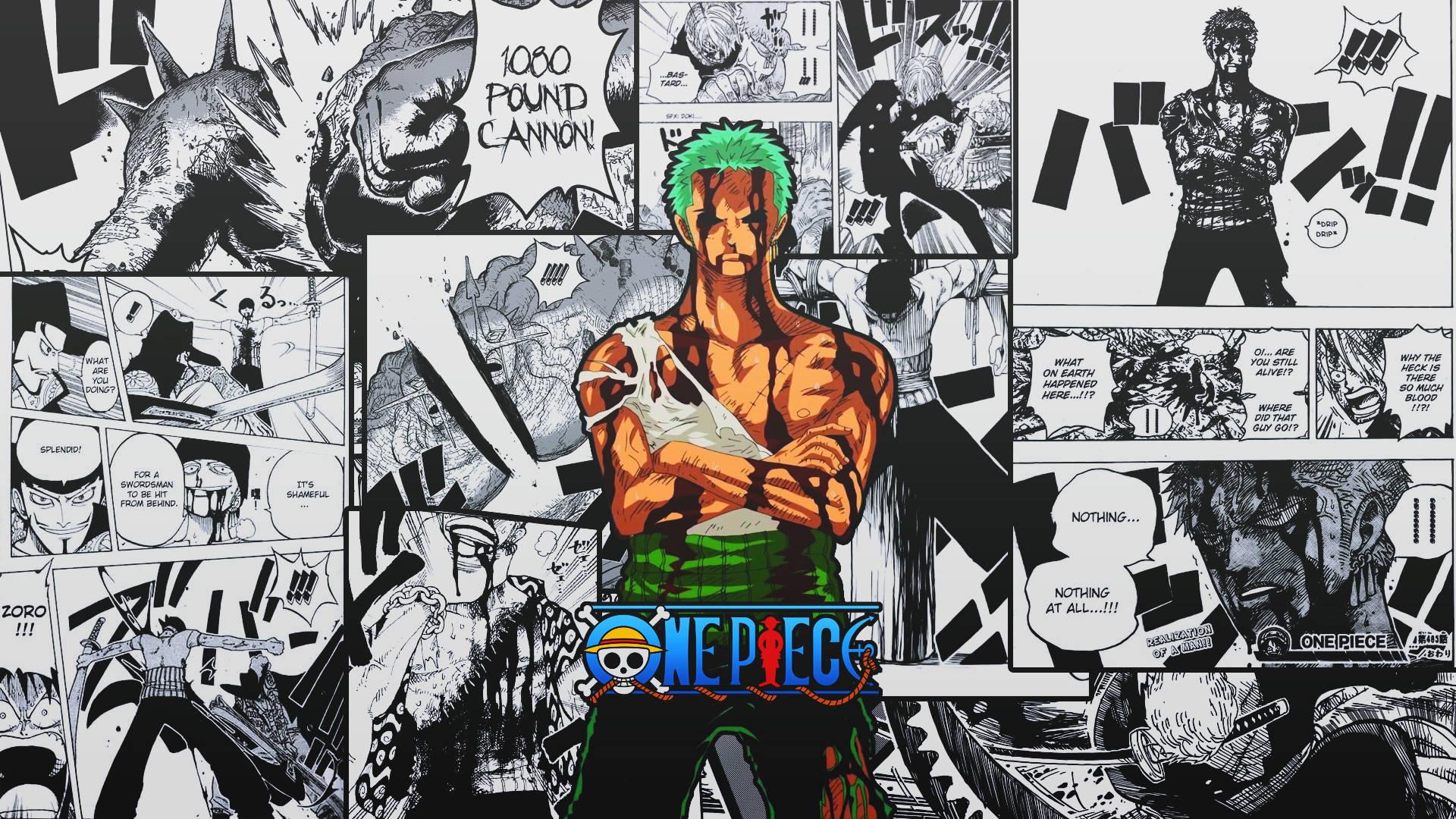Download Wounded Roronoa Zoro Wallpaper