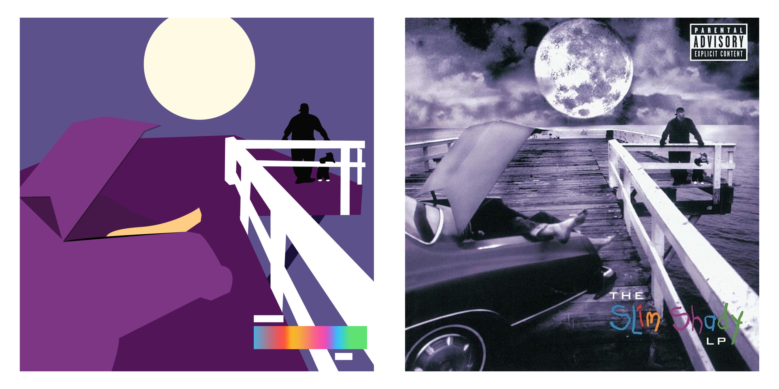 Minimal Eminem Cover Art. Freelance