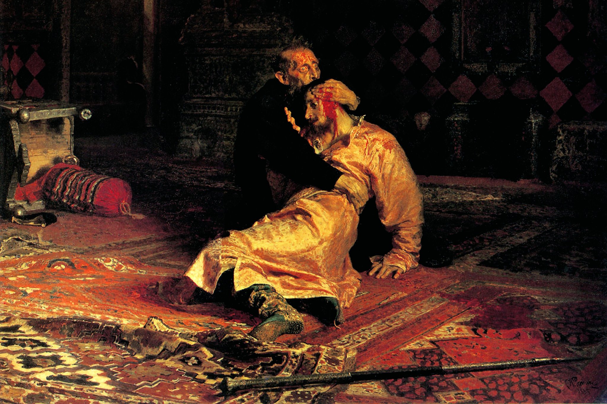 Ivan the Terrible' Painting Damaged