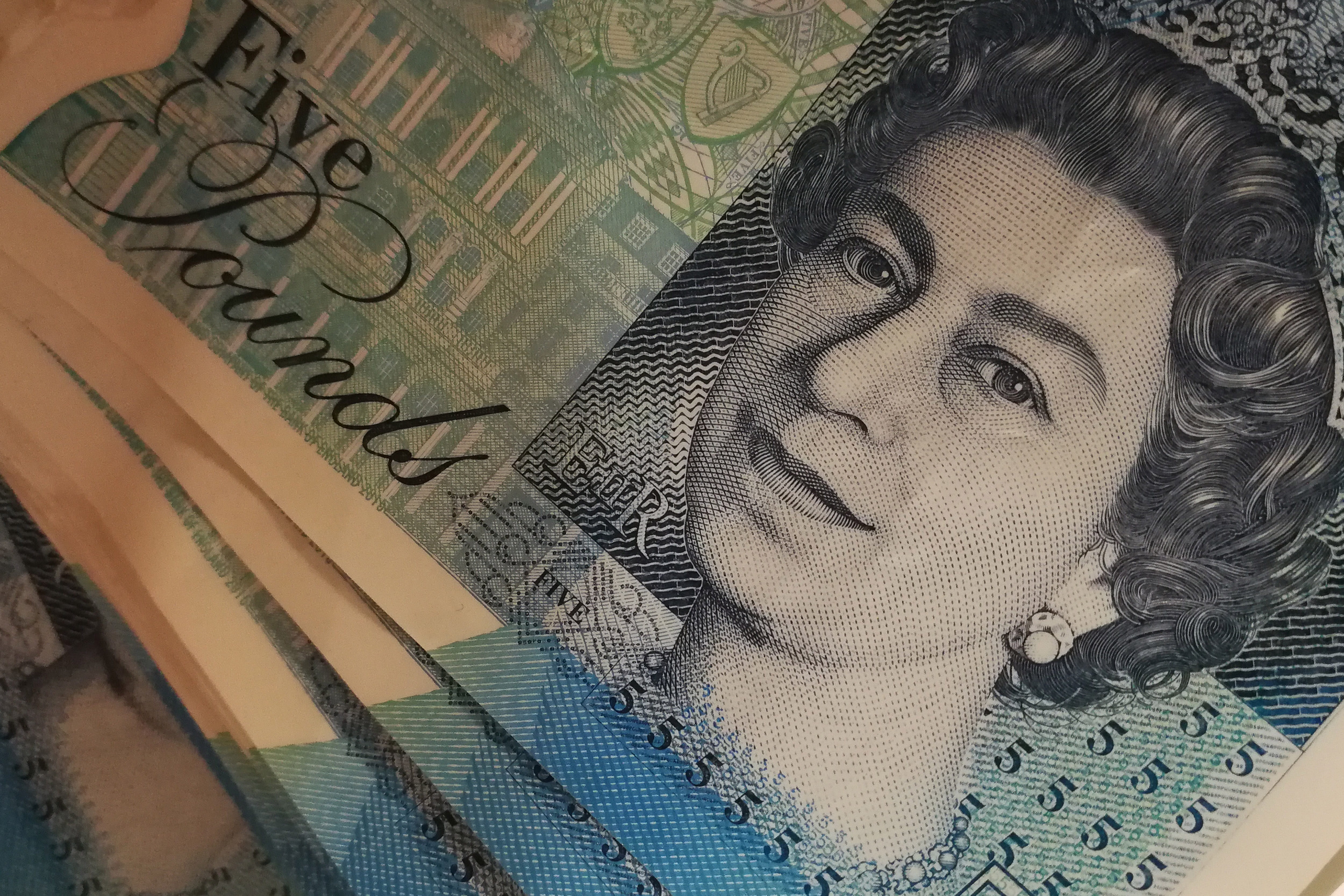 Royalty Free Photo: British Pound Back Notes