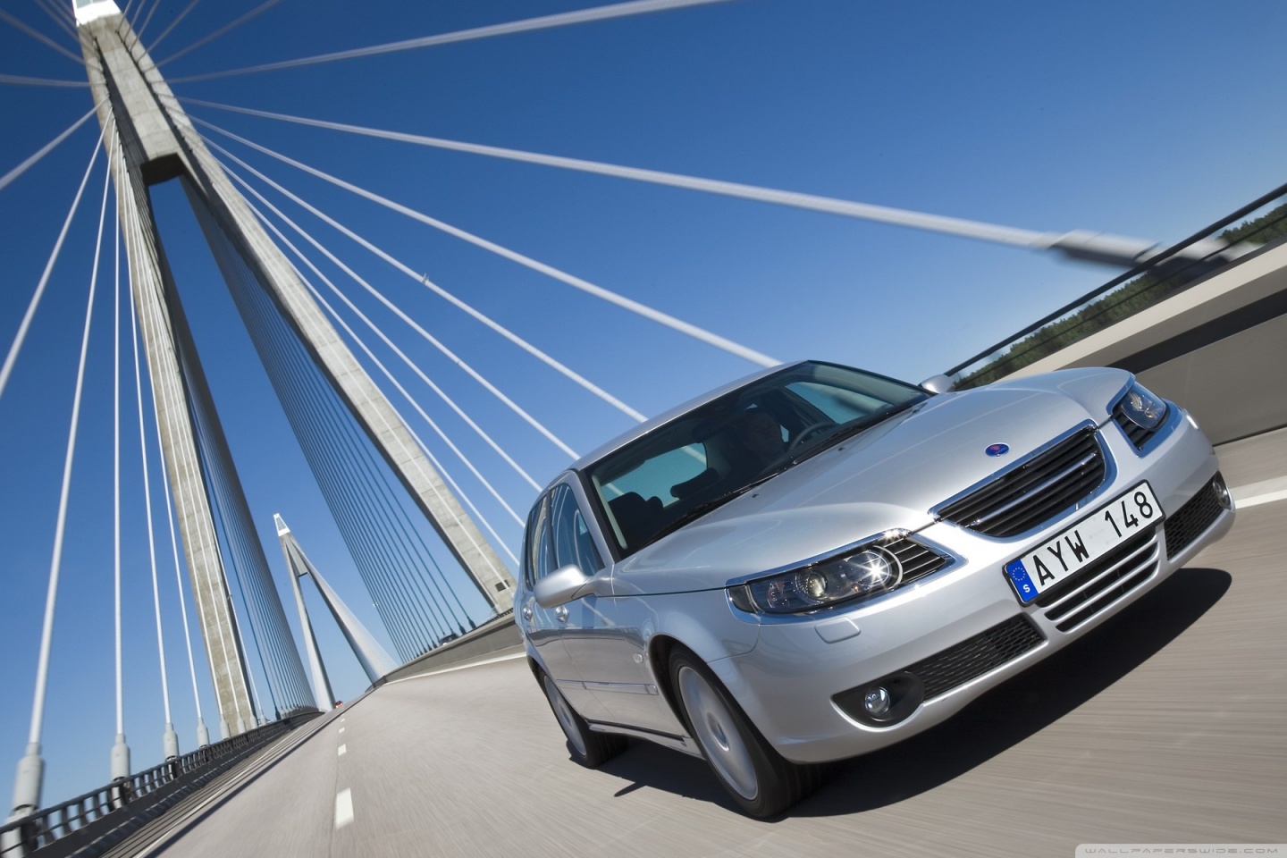 Saab Car 3 Ultra HD Desktop Background