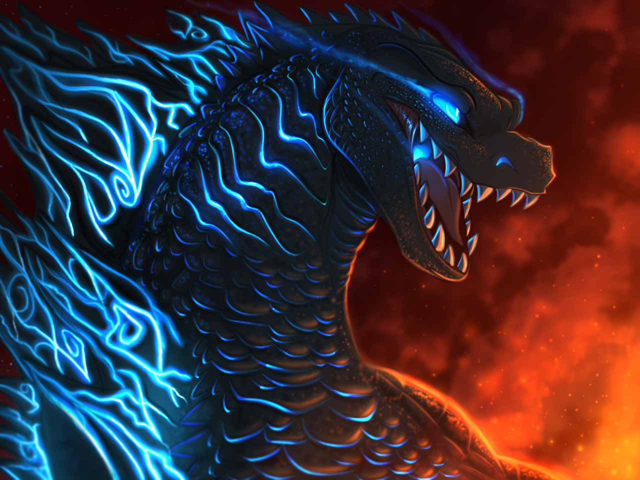 RidiculousBird. Godzilla, Godzilla