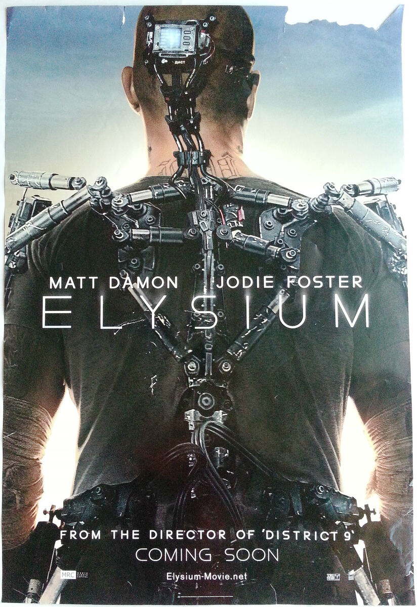 Movie Poster ELYSIUM Matt Damon