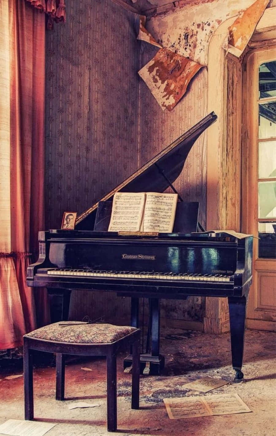 Download Image A grand piano being